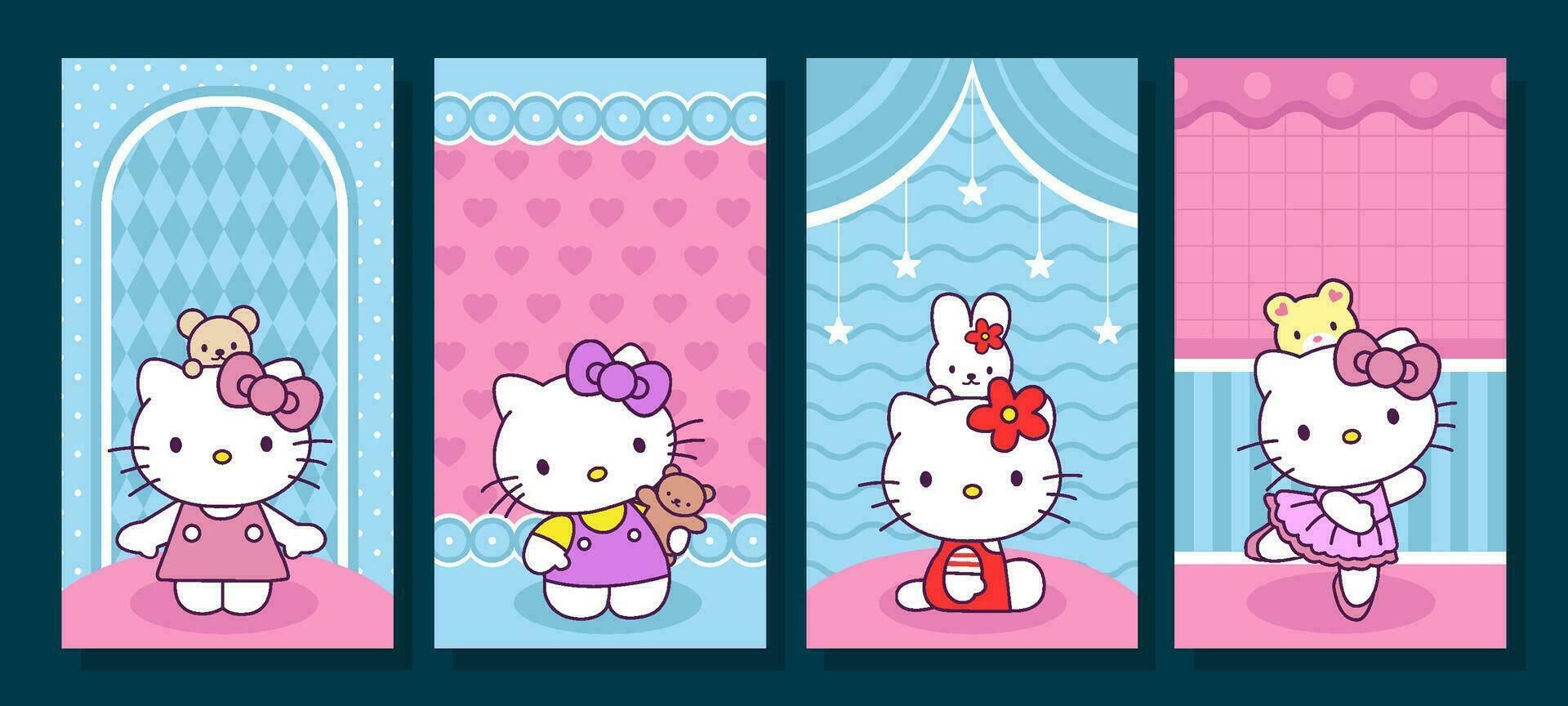 Wallpaper #1c50c Hello Kitty Vector Art Icons and Graphics for Free Download