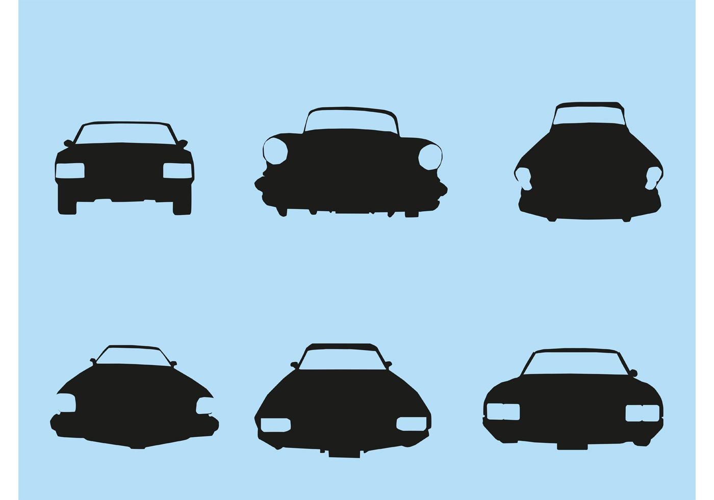 Wallpaper #yWjGE5MBSpphPi3-JwG788 Vector Car Silhouette Front 84022 Vector Art at Vecteezy