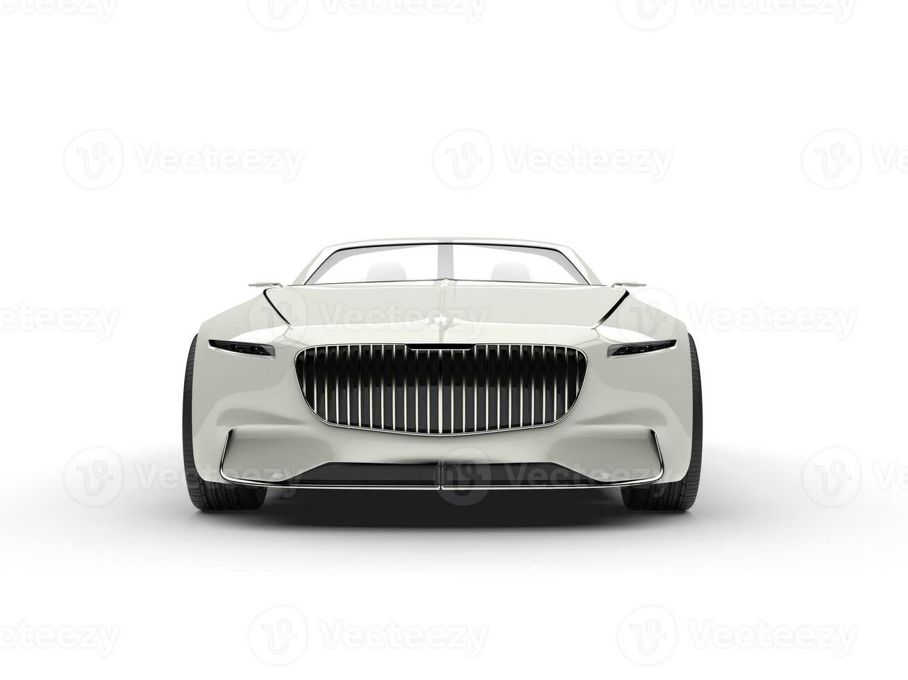 Wallpaper #QWd37pIBSpphPi3-ql0r16 Clear White Modern Hi Tech Concept Car Front View 31183873 Stock