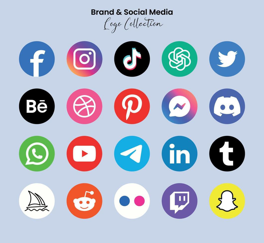 Wallpaper #CGfW75IBSpphPi3-mWTs194 Popular Social Network Symbols Social Media Logo Icons Collection