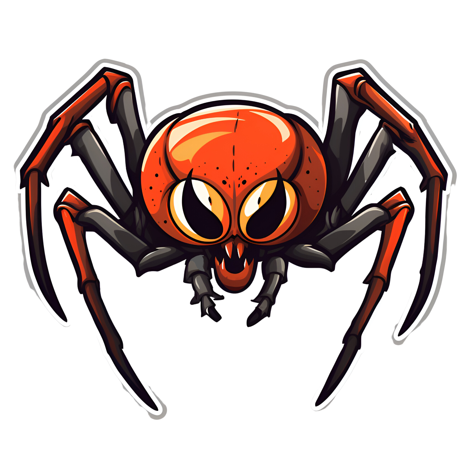 Wallpaper #n2GfLpMB3VrvfBrRMSSm75 Cartoon Style Halloween Spider Tarantula No Background Perfect for