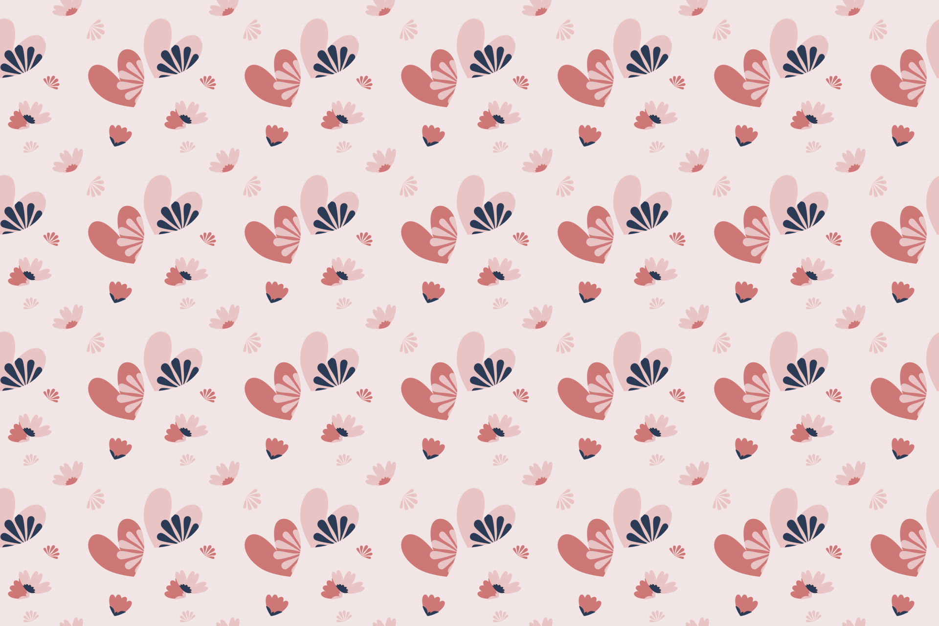Wallpaper #tGeU55IBSpphPi3-kjik61 Cute Pastel Colour Heart Pattern Love Theme Design for Background