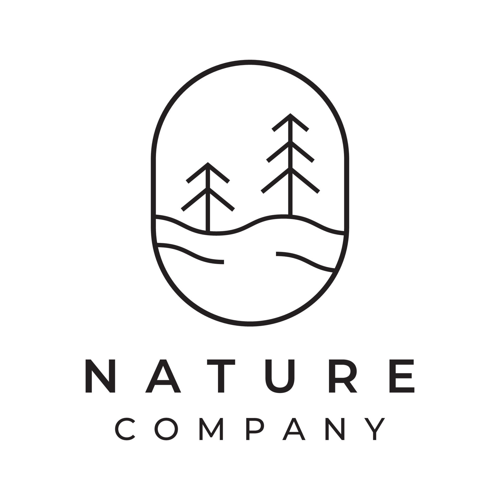 Wallpaper #BGdQC5MBSpphPi3-qtkV340 Creative Abstract Pine Tree and Pine Forest Logo Template Design