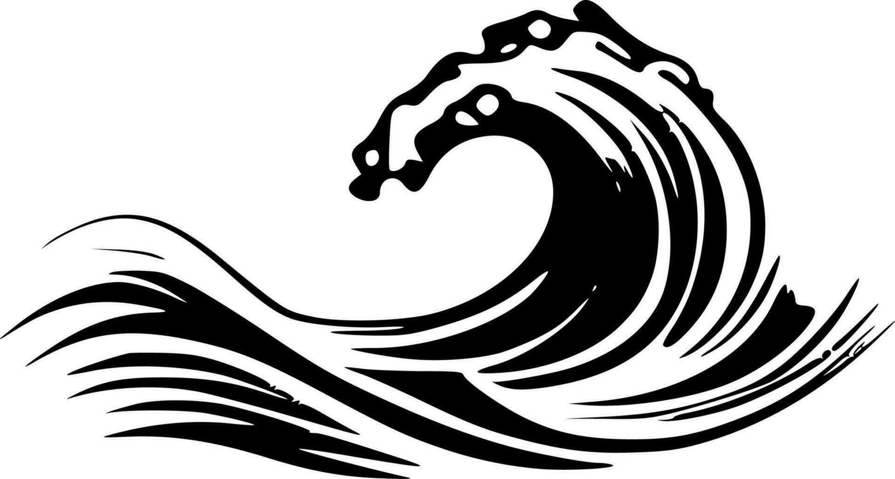 Wallpaper #YmcfCZMBSpphPi3-Vc48179 Wave Black and White Isolated Icon Vector Illustration 23853741