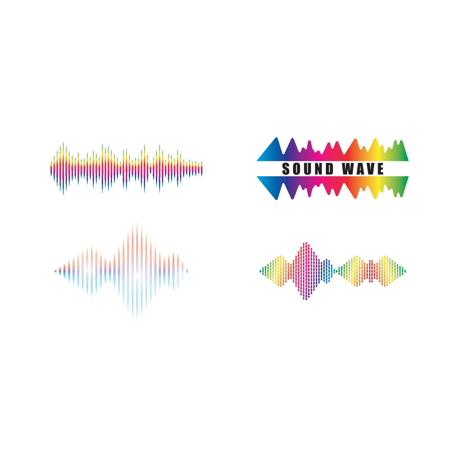 Wallpaper #YmcfCZMBSpphPi3-Vc48163 Sound Waves Set Vector Illustration 12048936 Vector Art at Vecteezy