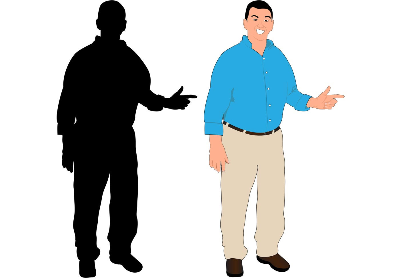 Wallpaper #k2eg8pIBSpphPi3-sXFs337 Pointing Man Download Free Vector Art Stock Graphics Images