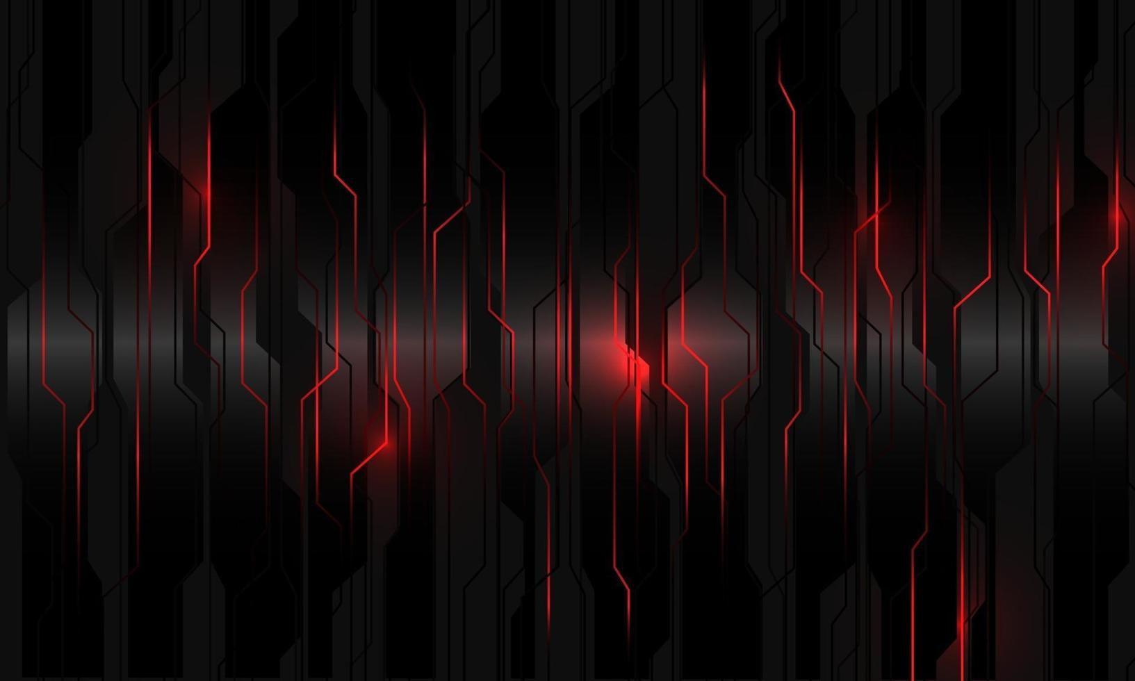 Wallpaper #xblJ3pIBJvJKYCmEcwR7169 Abstract Red Light Power Circuit on Black Metallic Cyber Geometric