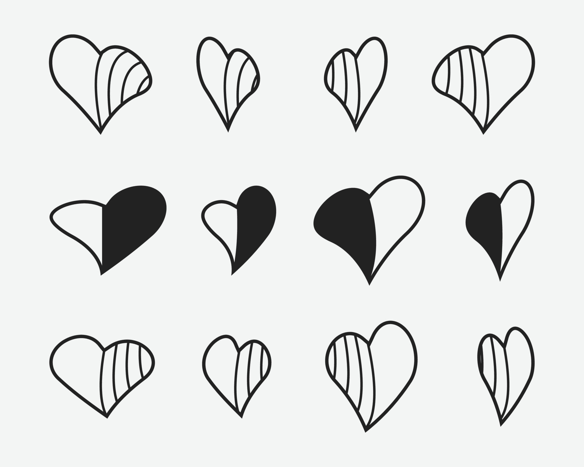 Wallpaper #12eRAJMBSpphPi3-GKYv223 Doodle Love Heart Loving Cute Hand Drawn Sketched Hearts Doodle