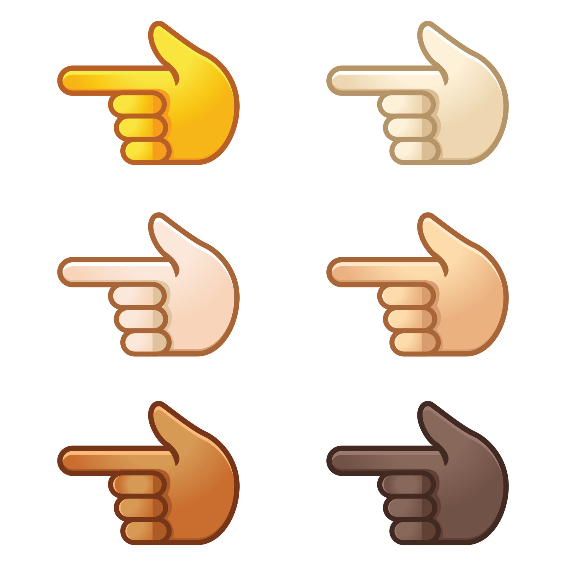 Wallpaper #_GfQEZMBSpphPi3-c_iD64 Different Mood Emoji Emotional Index Finger Pointing Left Emoji Hand