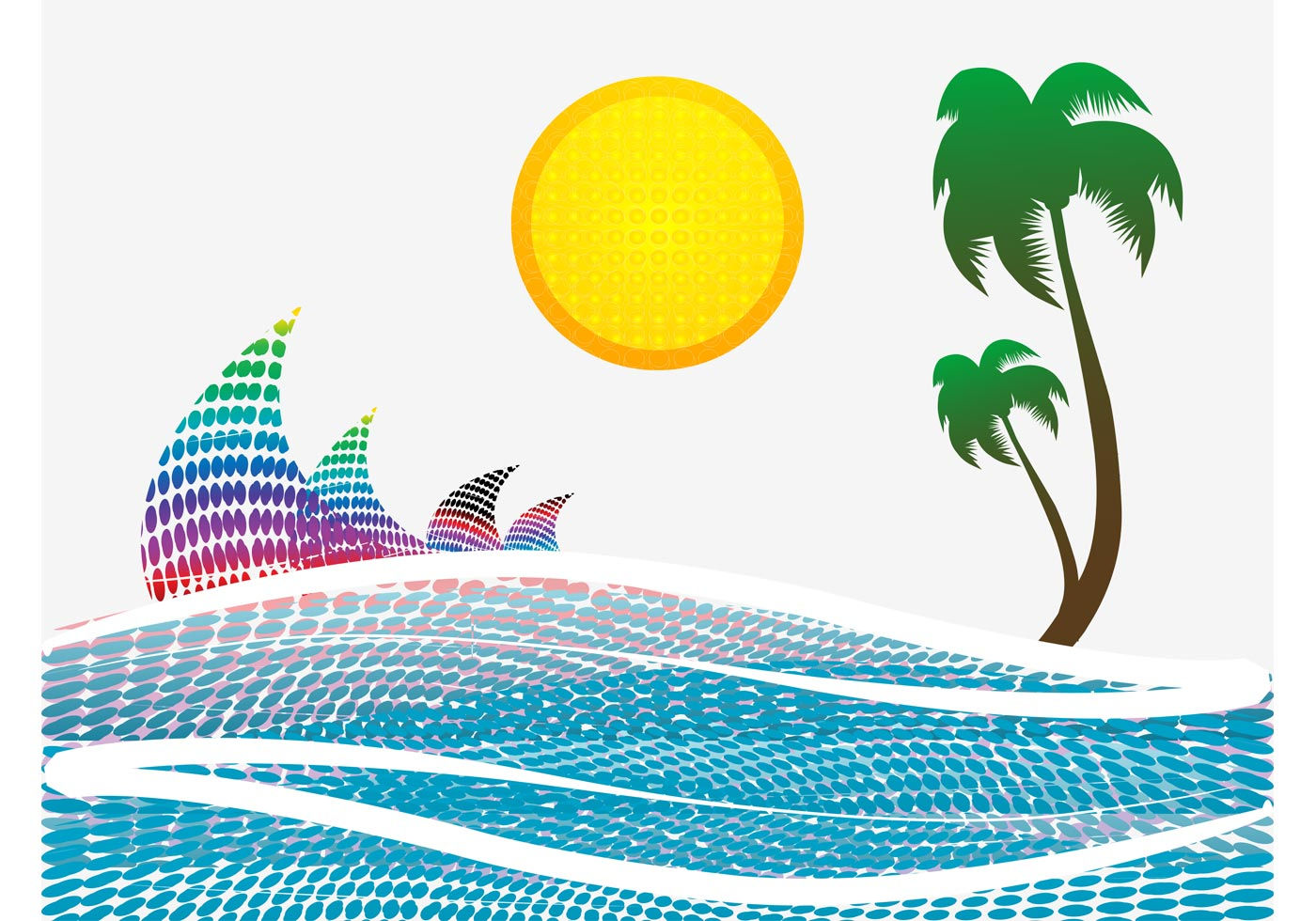 Wallpaper #1mc1CJMBSpphPi3-Ccl729 Tropical Ocean Vector Download Free Vector Art Stock Graphics Images