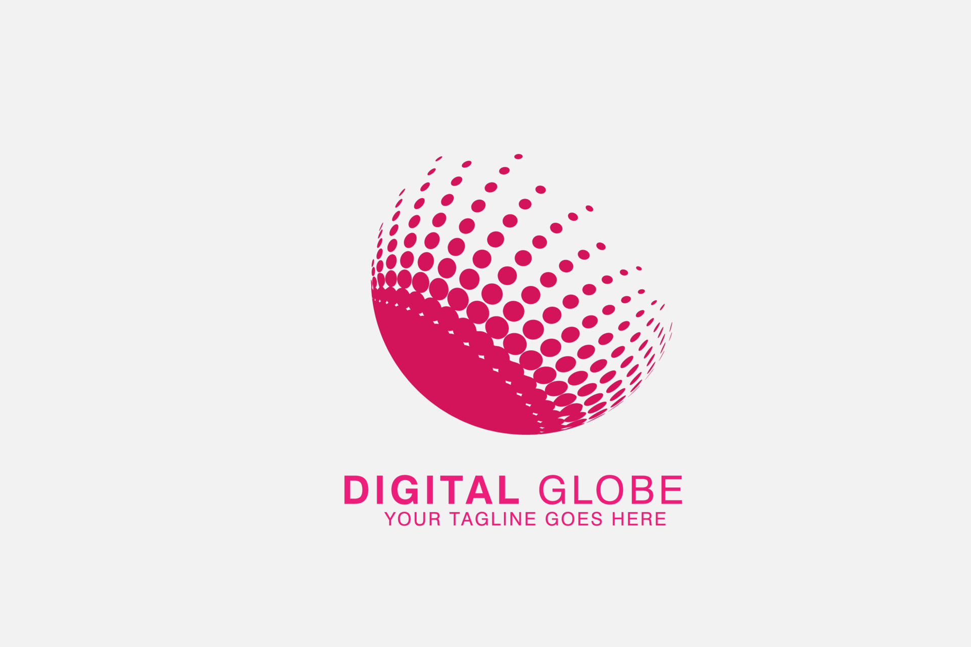 Wallpaper #BGcT6pIBSpphPi3-TUVE141 Abstract Globe Logo Design Illustration Usable for Technology Company