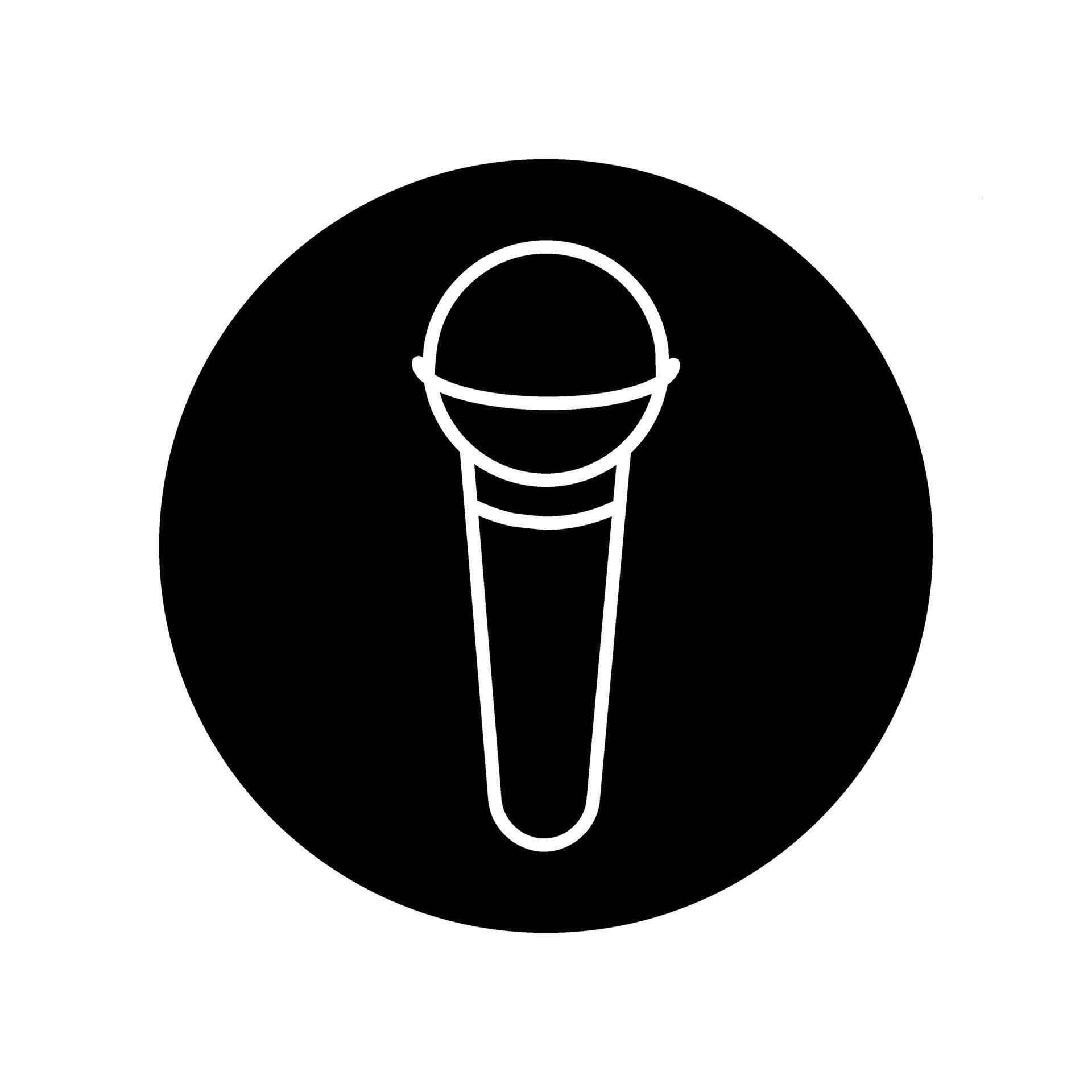 Wallpaper #32gDHZMBSpphPi3-UySa378 Microphone Icon Mic Illustration Sign Karaoke Symbol Audio Logo