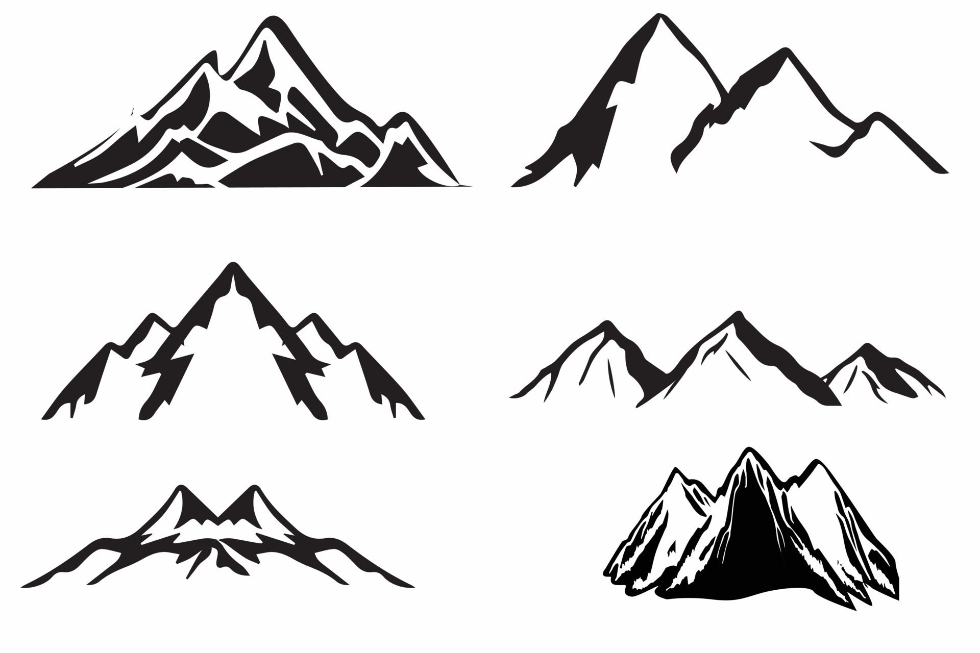 Wallpaper #x--qS5MBMN-XEVvVnztn11 Mountain Vector Hill Vector Mountain Silhouette 8614718 Vector Art at
