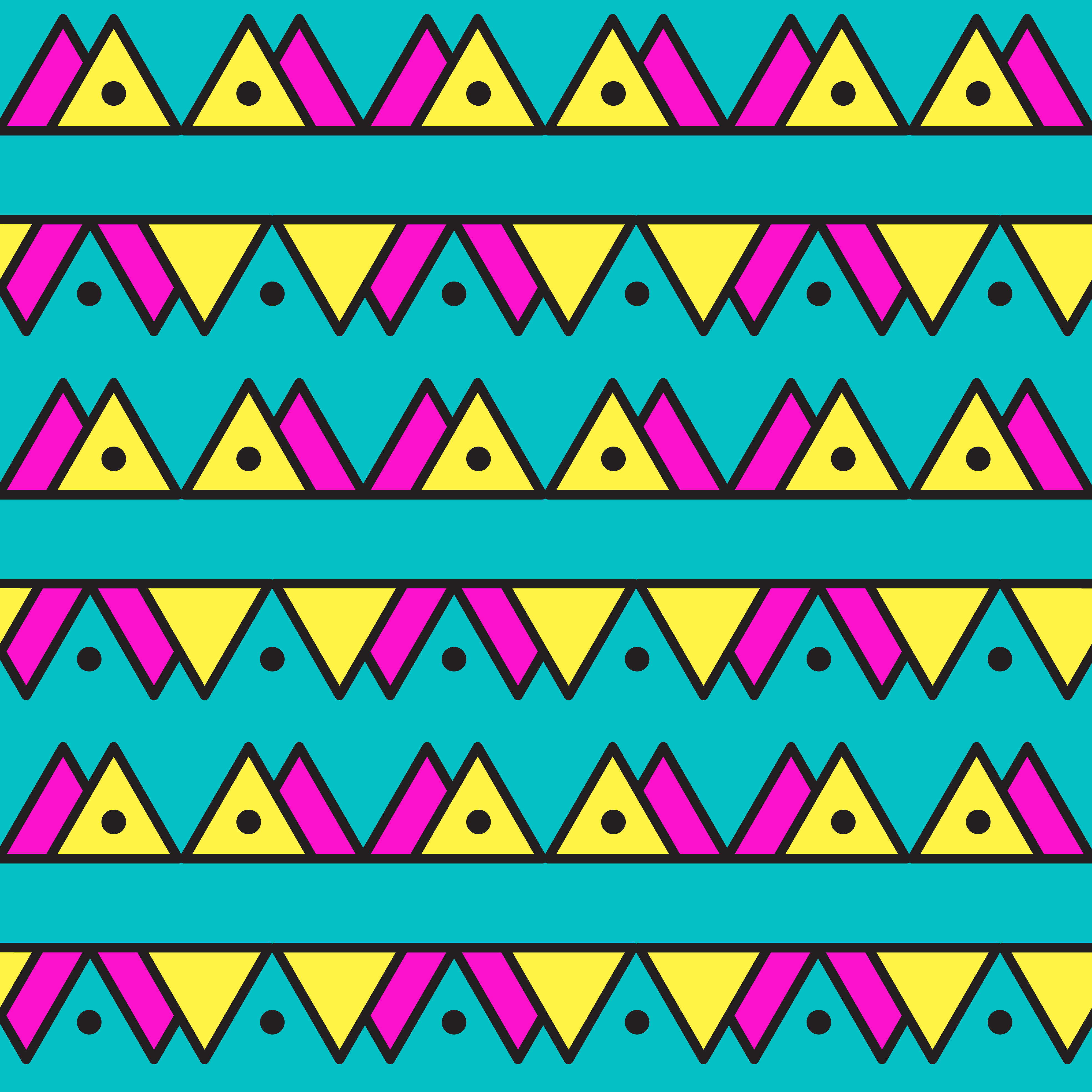 Wallpaper #W2ex7ZIBSpphPi3-OlmC13 Seamless Vintage Abstract Pattern with Triangles in the Style of 80 S