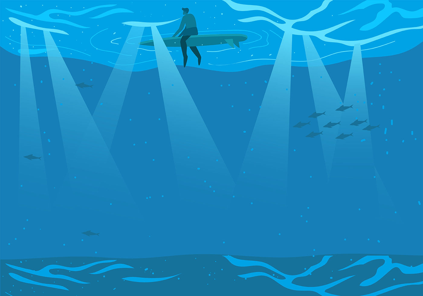 Wallpaper #1mc1CJMBSpphPi3-Ccl7194 Ocean Background 273862 Vector Art at Vecteezy