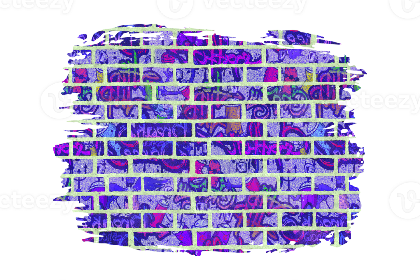 Wallpaper #77568 Graffiti Brick Wall Sublimation Clipart Png 21444163 Png