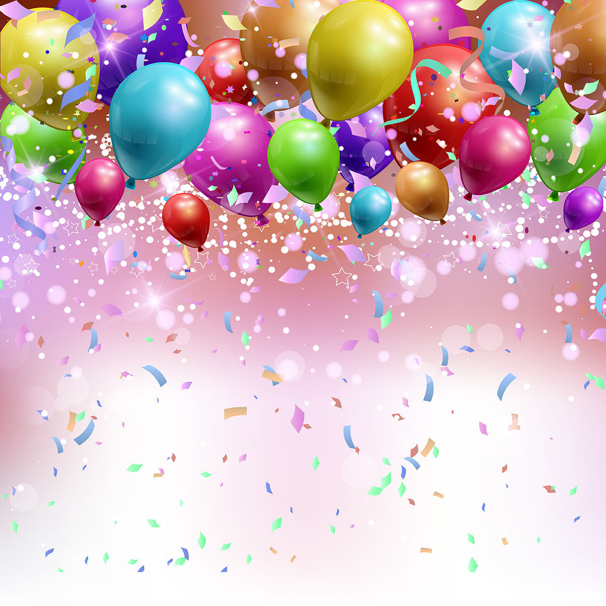 Wallpaper #lMnyjJcB-VVLIetl3Wns51 Balloons Confetti and Streamers Background 210663 Vector Art at Vecteezy