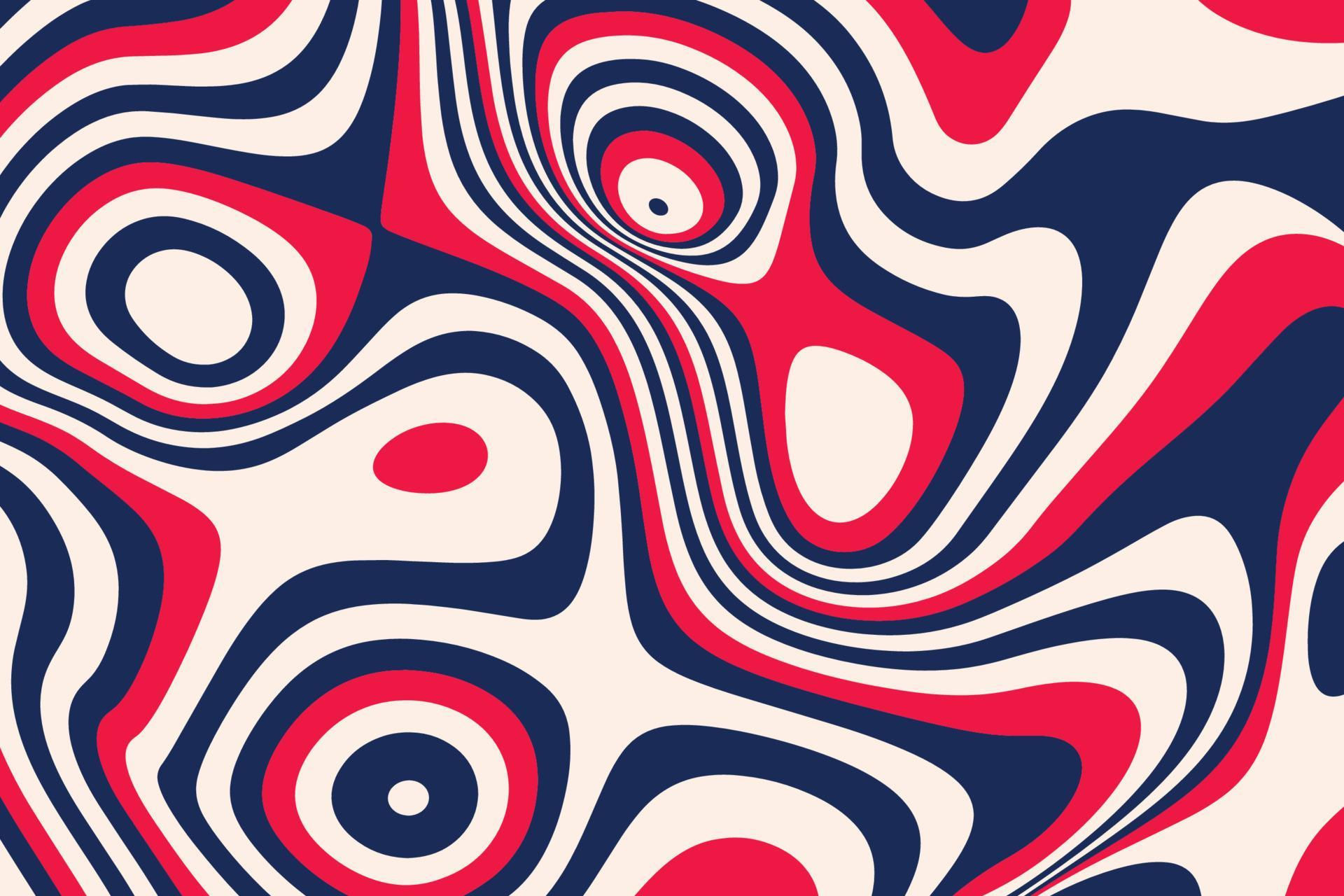 Wallpaper #MupXVZMBlwTYPL18cw3v105 Red and Dark Blue Abstract Stains Texture Design Modern Optical