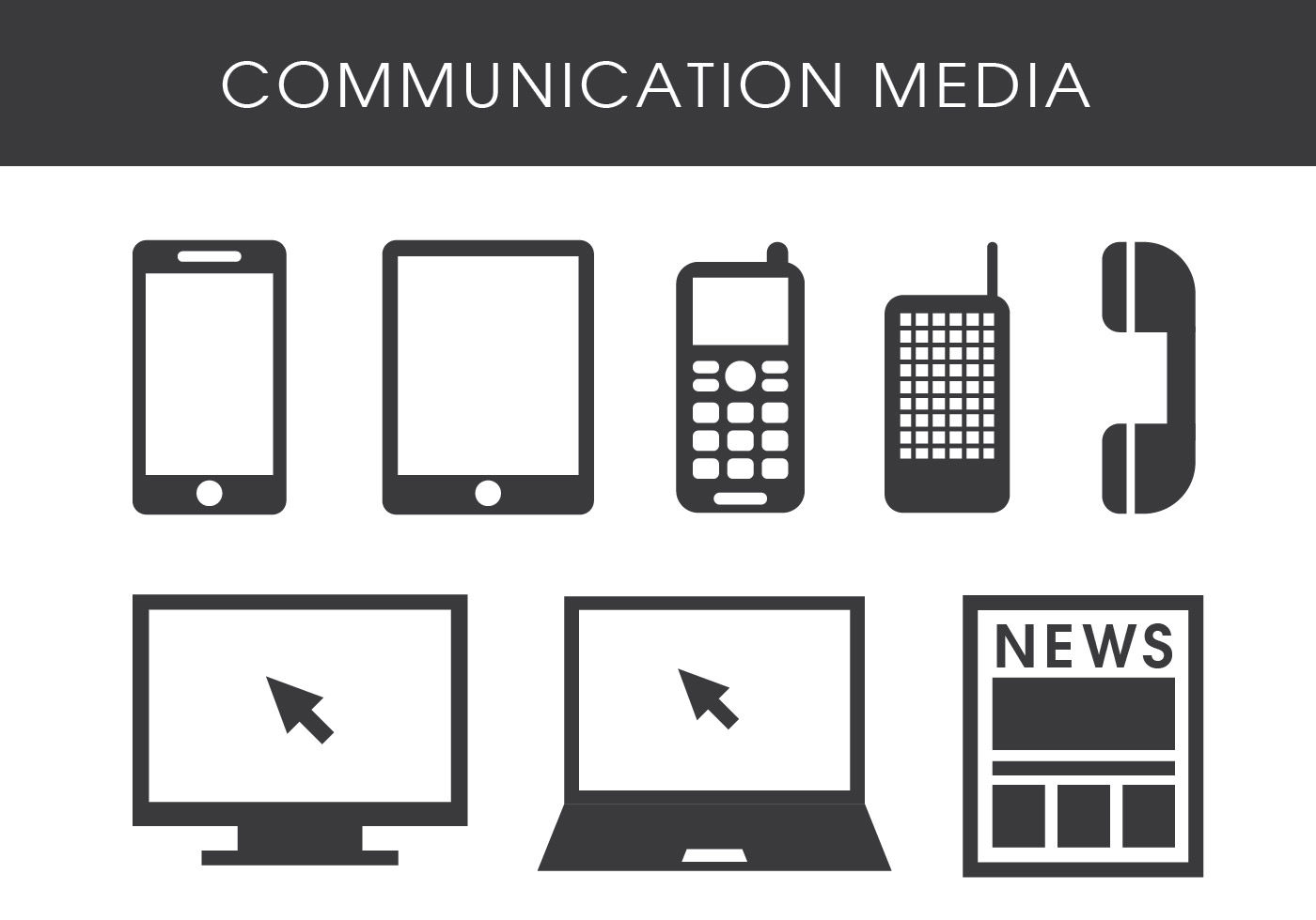 Wallpaper #lWe_75IBSpphPi3-ZGNL90 Communication Media 132940 Vector Art at Vecteezy