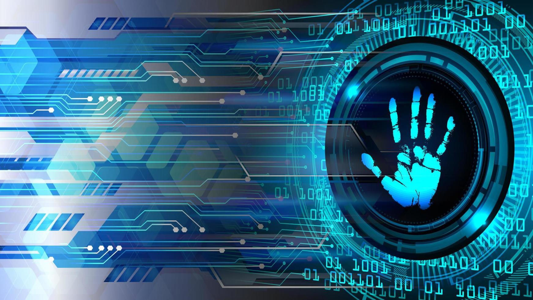 Wallpaper #U_9aapMB3lSXT3zUqeYU76 Finger Print Network Cyber Security Background 8375420 Vector Art at
