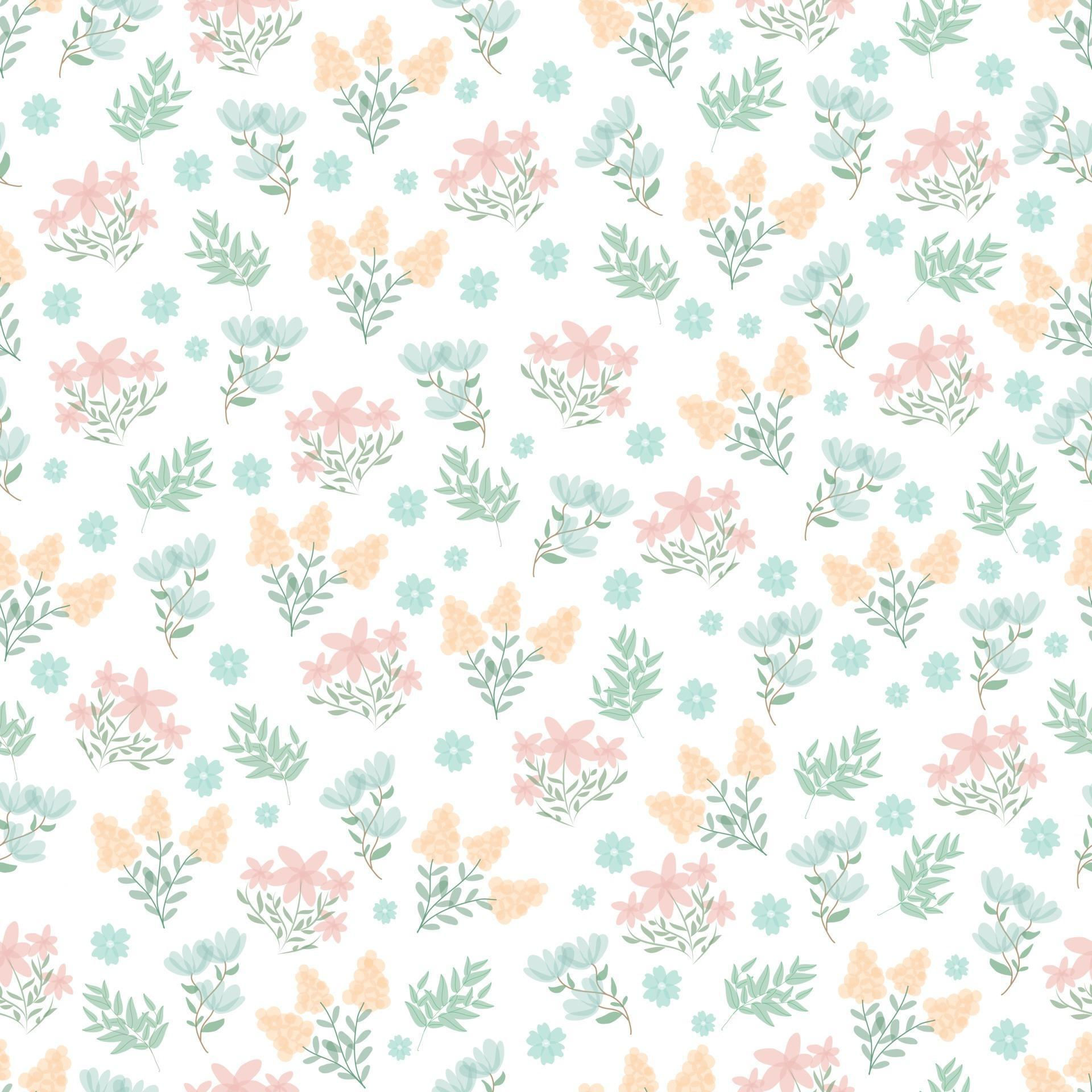 Wallpaper #8Bk5Io8BtGB6xQ78kYG70 Small Cute Flower Pattern Floral Bouquet Vector Pattern with Small