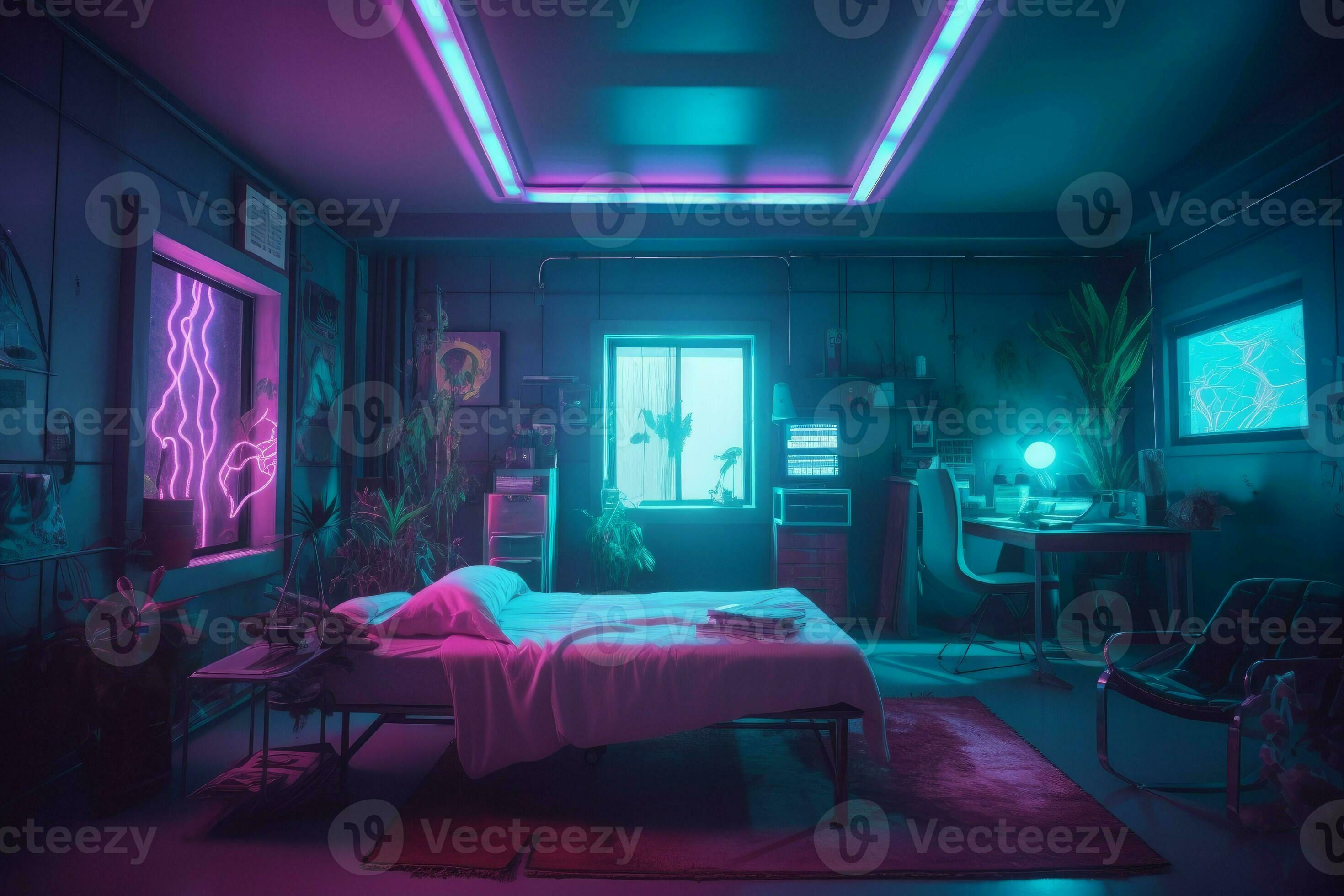 Wallpaper #Ac5qJZMB71dOy6JZZxRn88 Cyberpunk Doctor Room Space Generate AI 23440670 Stock Photo at Vecteezy
