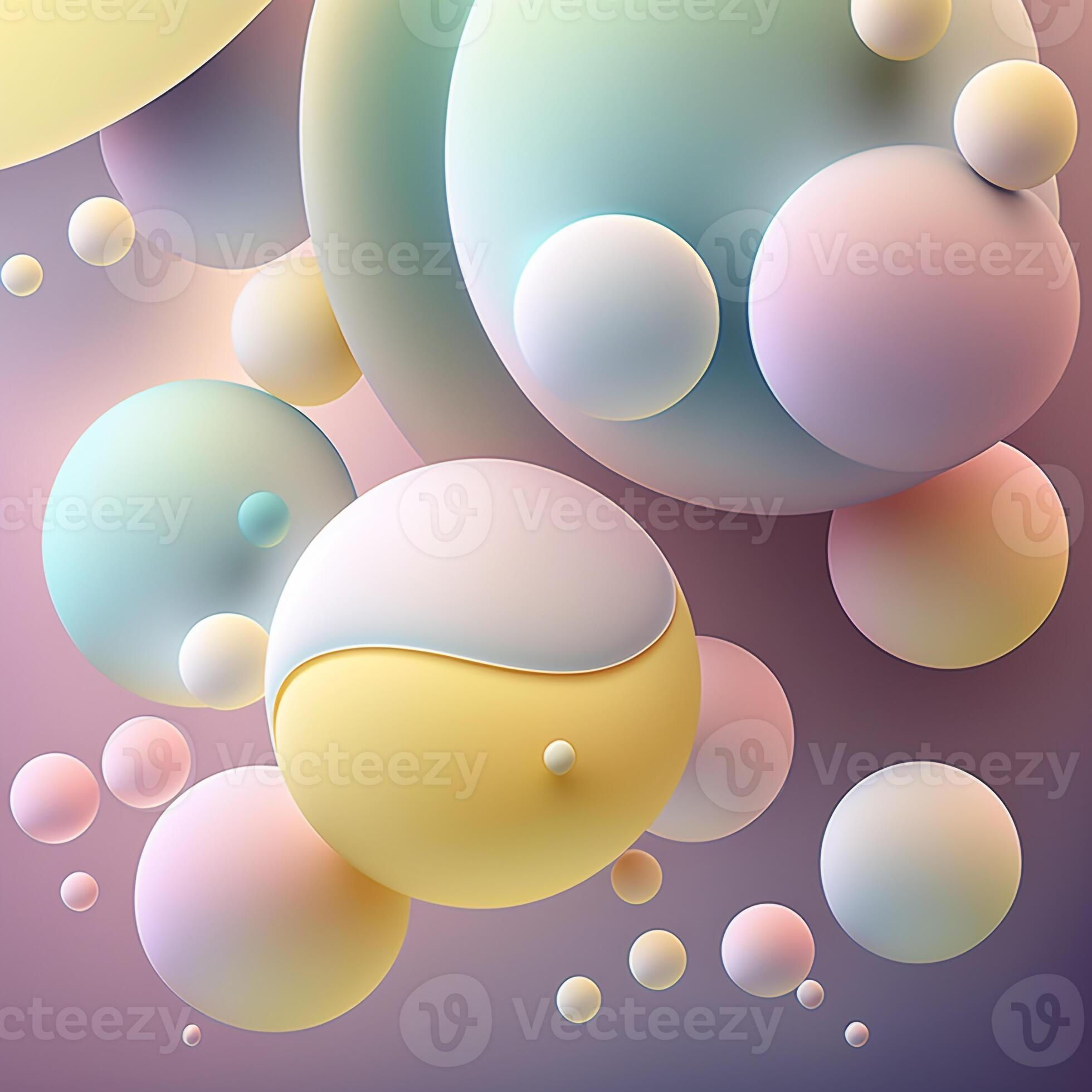 Wallpaper #3be88 Black and White Bubbles Texture Background with Seamless Pattern Vector