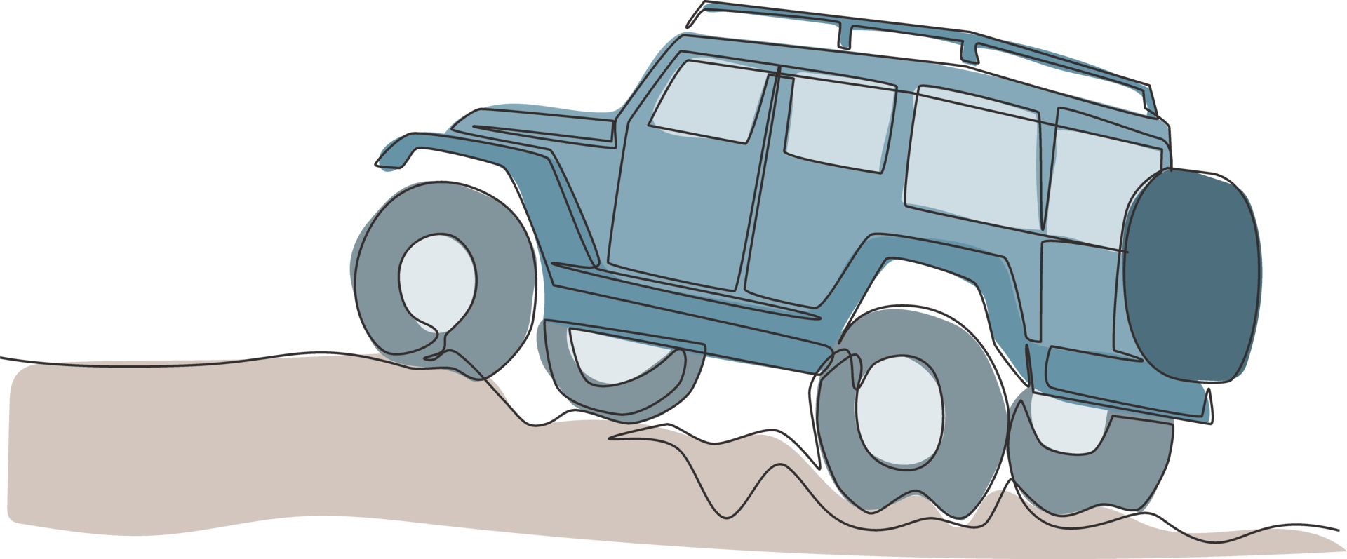 Wallpaper #kHf2J5MB-pgBXx603ajz127 Celibataire Ligne Dessin De Dure 4x4 La Vitesse Jeep Cow Boy Auto