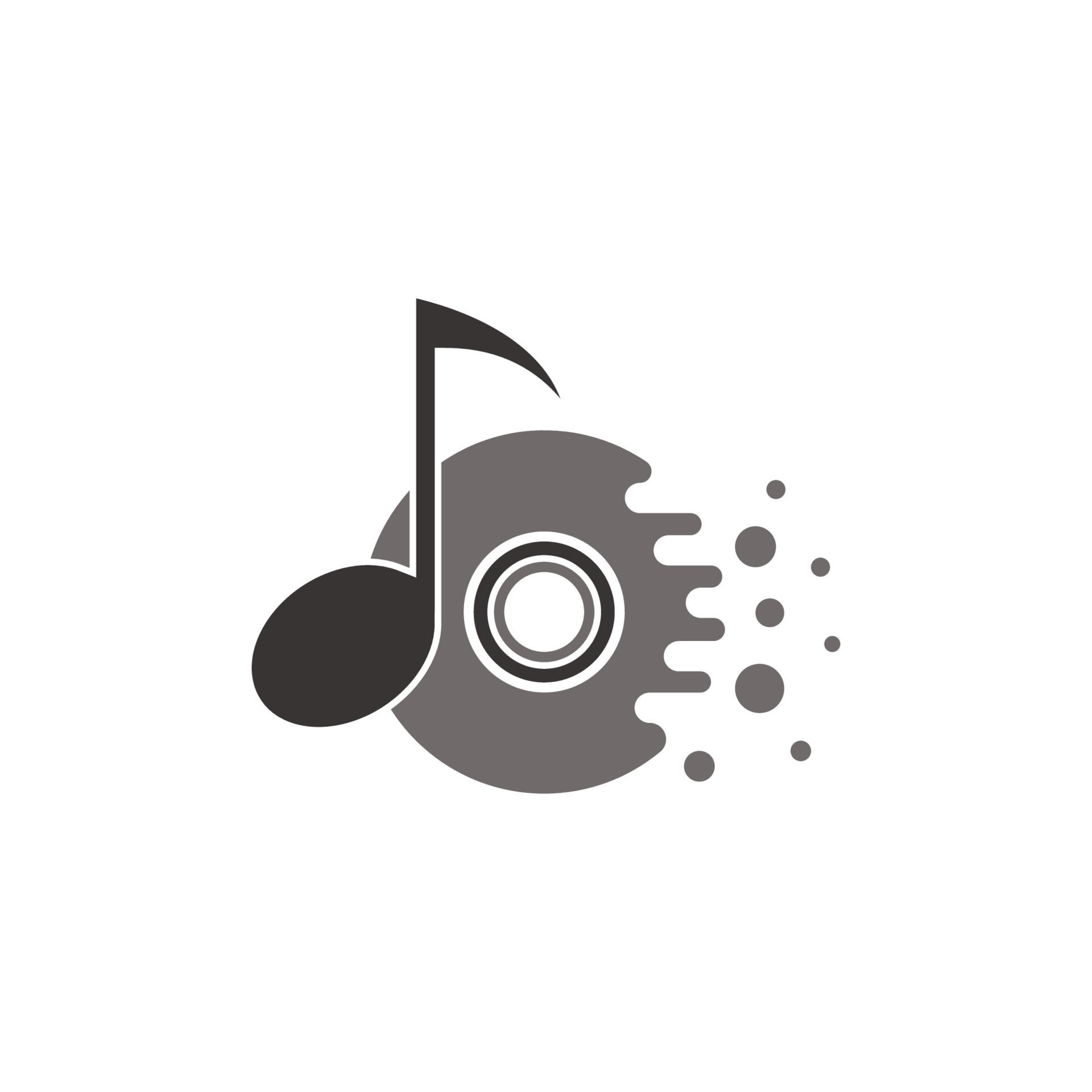 Wallpaper #32gDHZMBSpphPi3-UySa230 Music Audio Logo Vector 13918332 Vector Art at Vecteezy