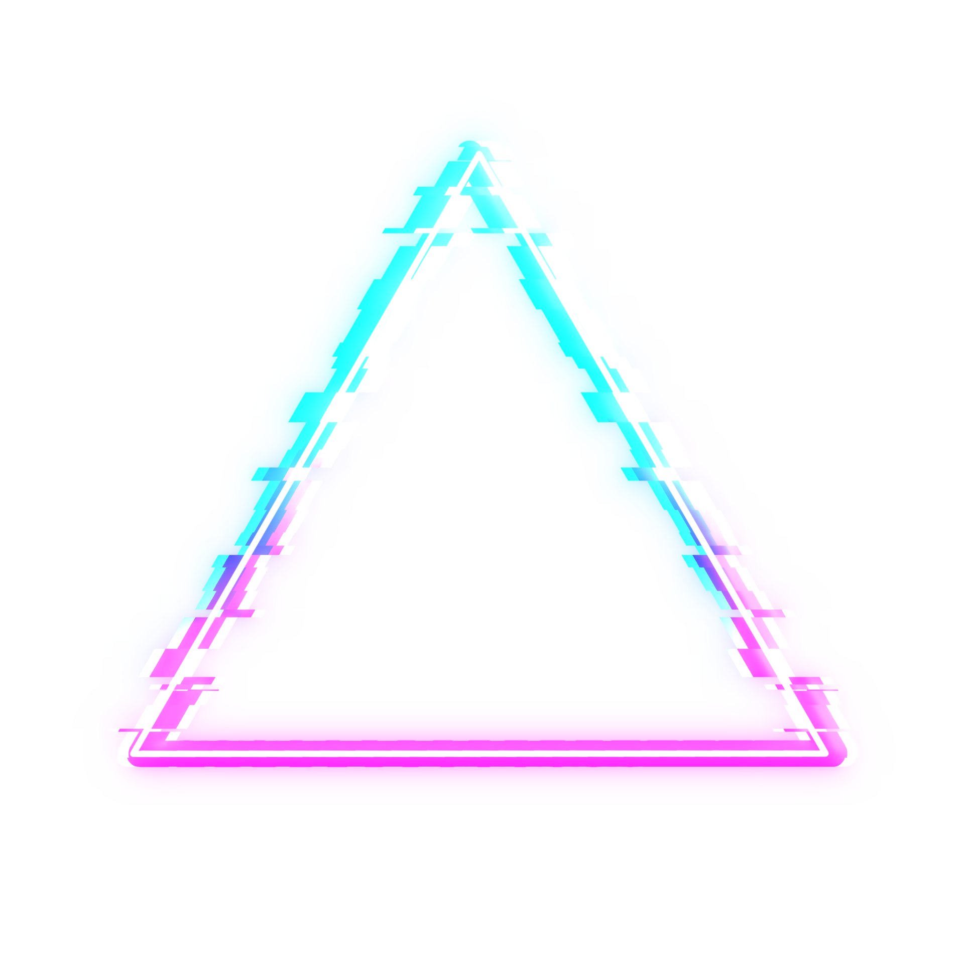 Wallpaper #9GcB_pIBSpphPi3-vp2c99 Fault Triangle Neon Effect Border Transparent Background 10314062 Png