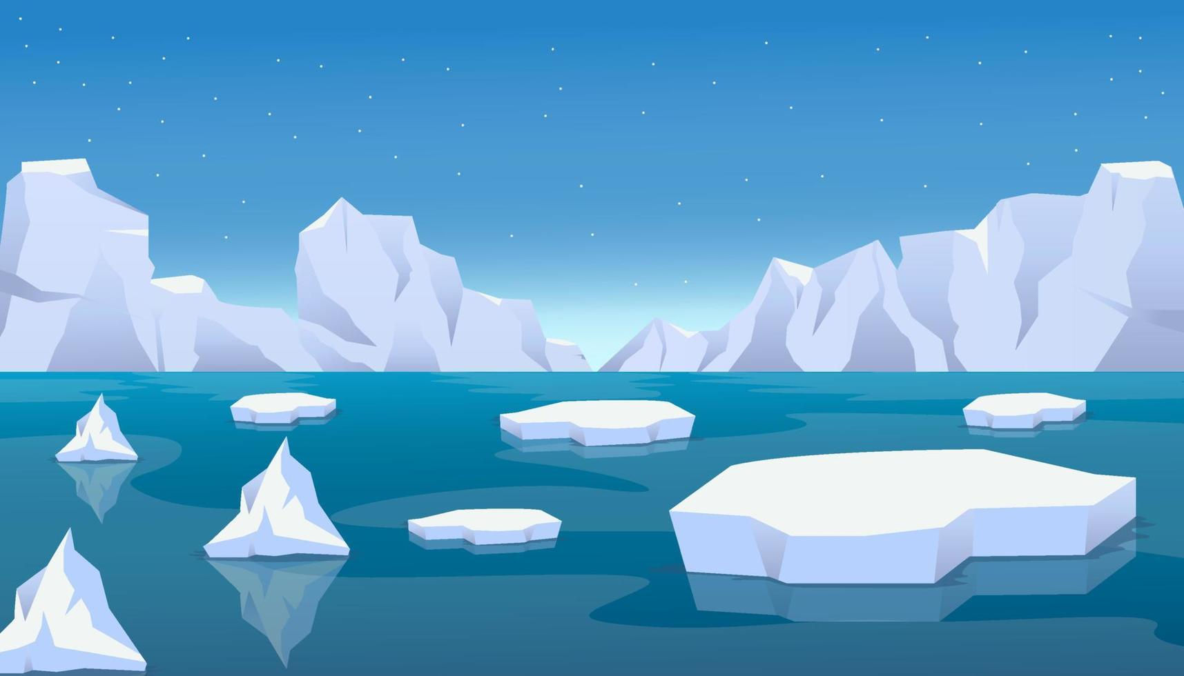 Wallpaper #33dqJpMB-pgBXx60GaEs86 Arctic Ice Landscape with a Broken Icebergs and Floating Ice on the Sea