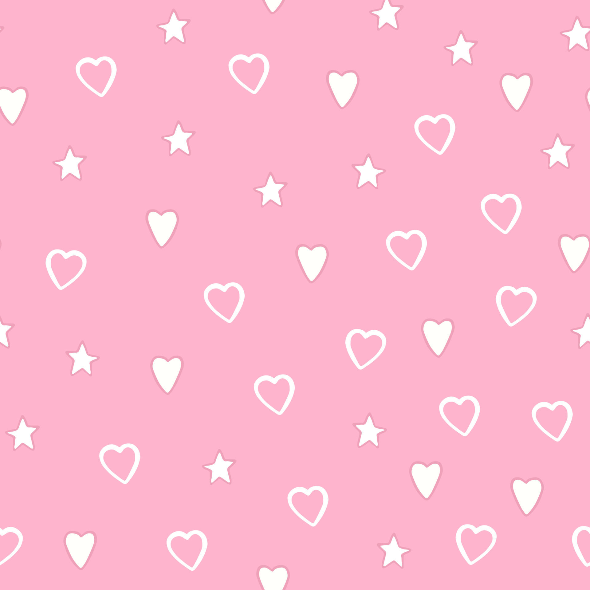 Wallpaper #12eRAJMBSpphPi3-GKYv286 Simple Hearts Shapes Seamless Pattern on Pink Background Valentines