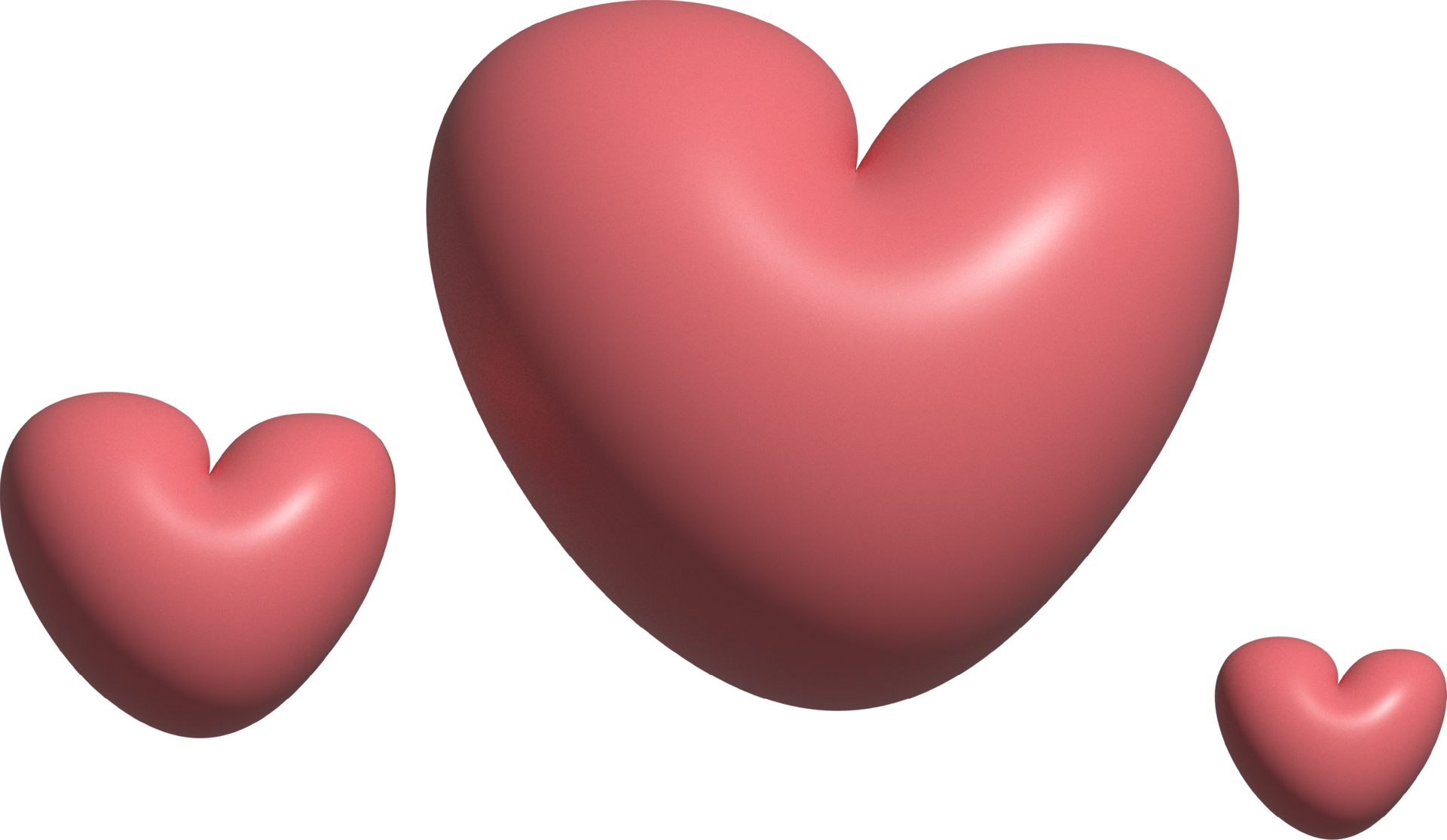 Wallpaper #tGeU55IBSpphPi3-kjik253 Esthetisch Schattig 3D Hart Vorm Decoratie 11154588 Png