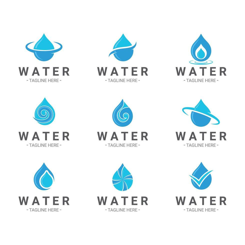 Wallpaper #GLmI3ZIBJvJKYCmEJwEF144 Set of Water Element Logos 13551106 Vector Art at Vecteezy