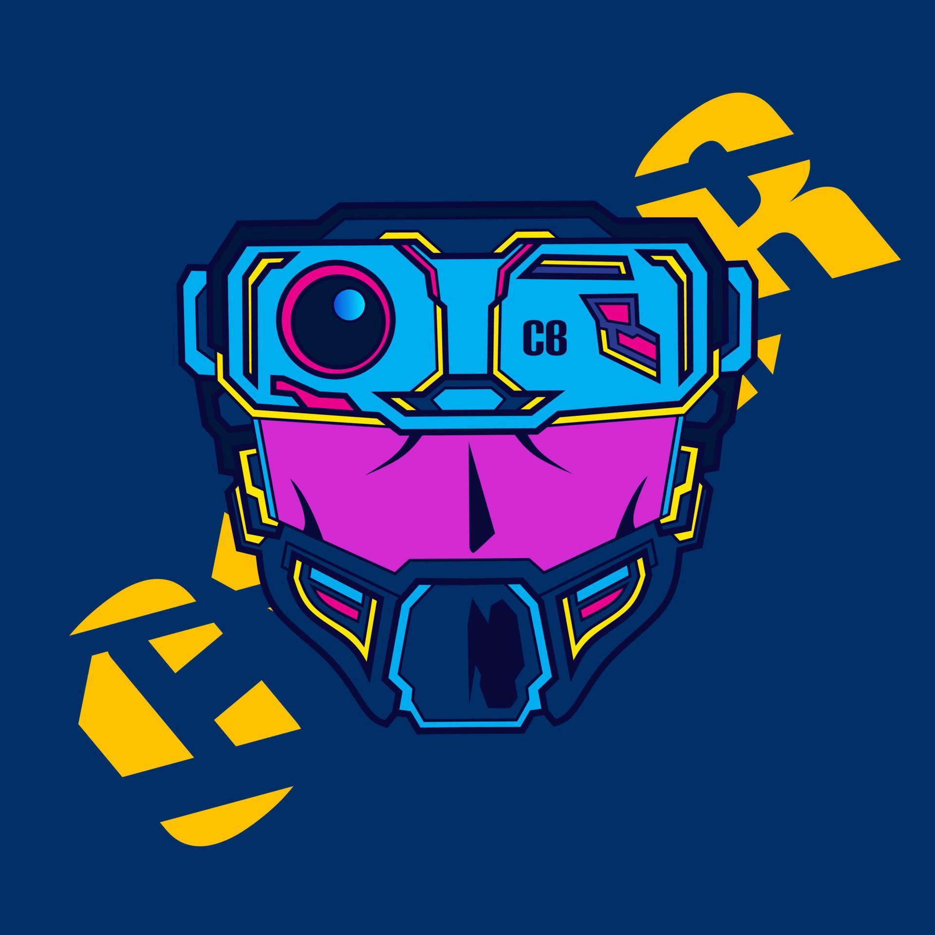 Wallpaper #gABY644BSdW8dNougBFN24 Mask Cyberpunk Vector Logo Cyber Illustration 9668755 Vector Art at