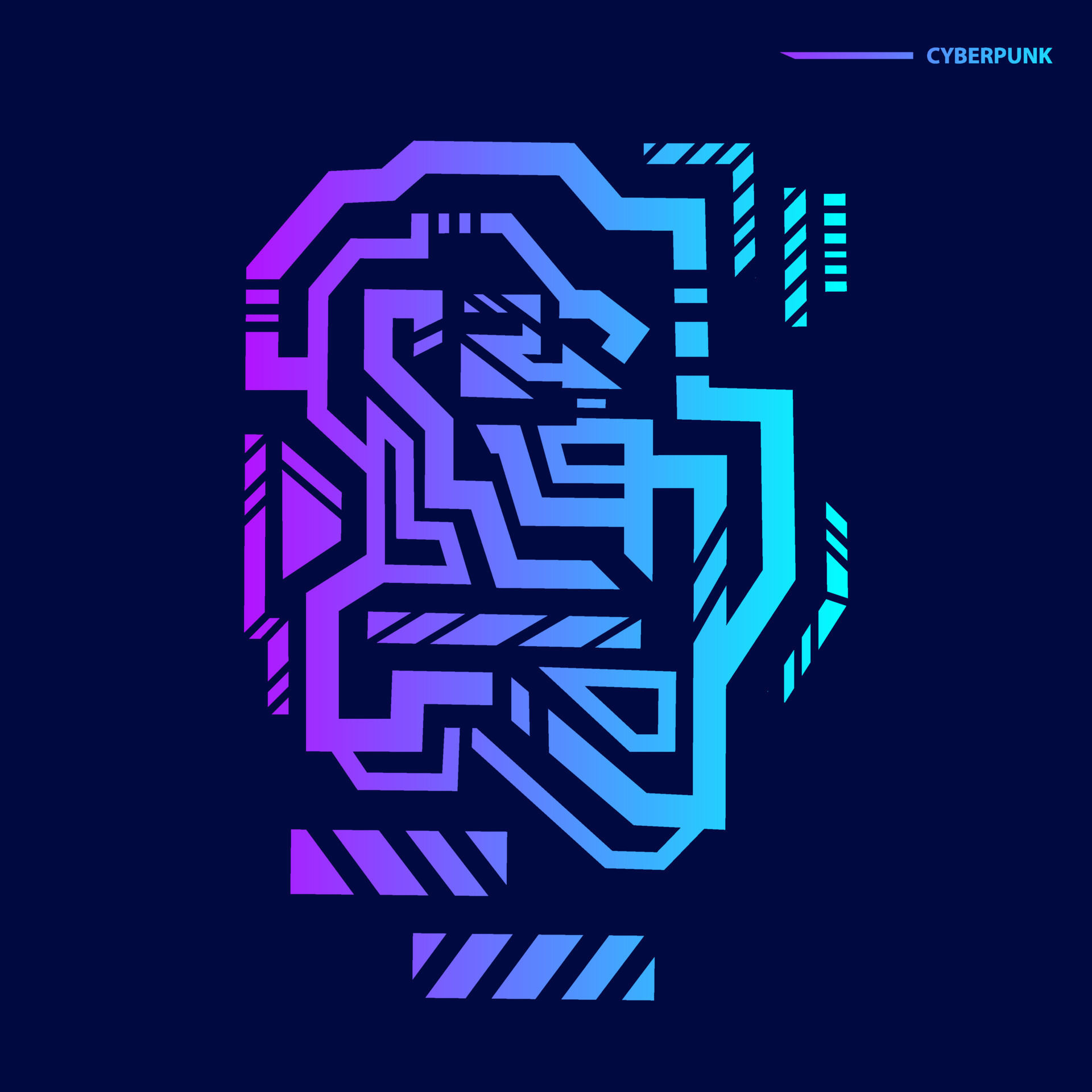 Wallpaper #nGfZ85IBSpphPi3-NHfF225 Modern Cyberpunk Backgroundabstract Vector with Futuristic Shape