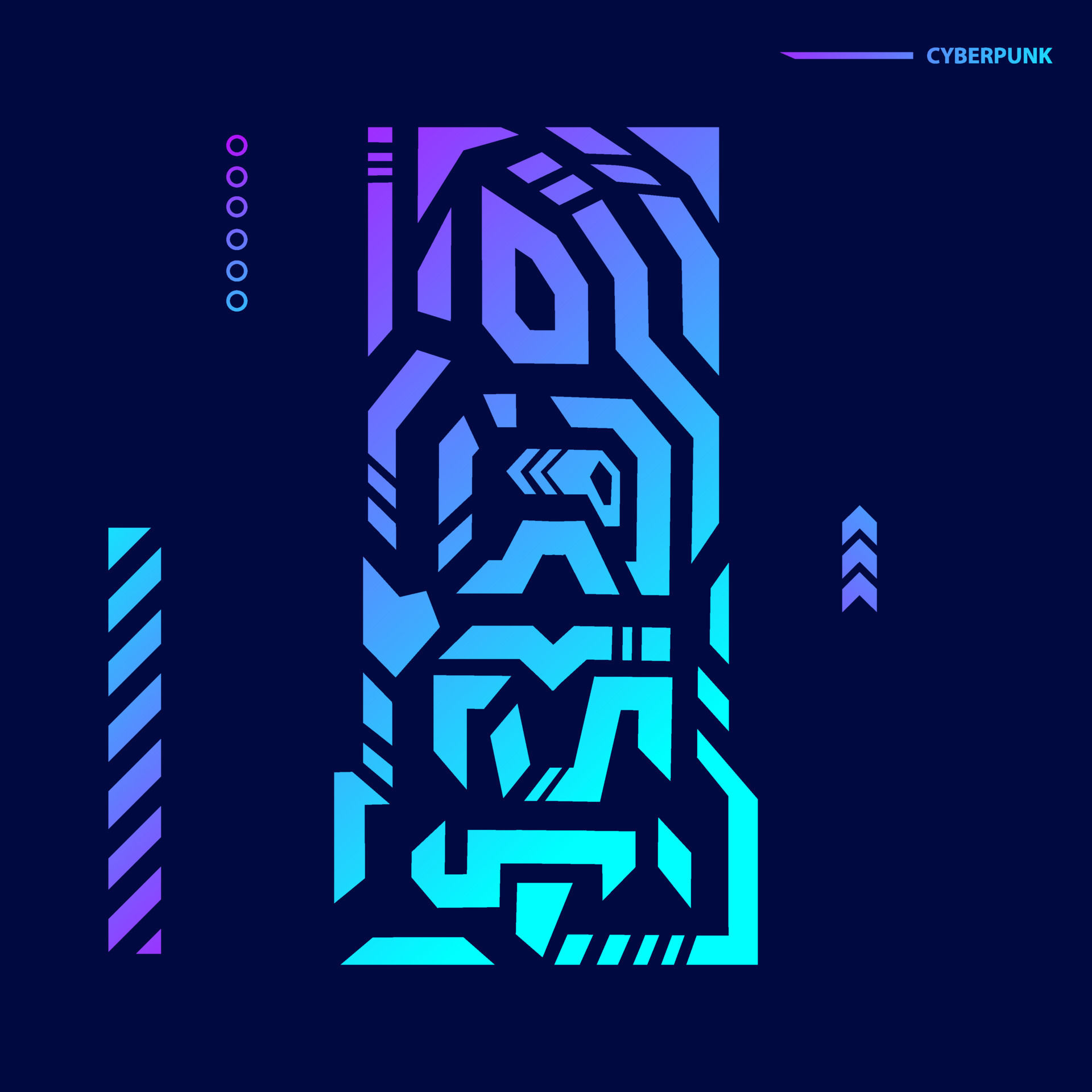 Wallpaper #nGfZ85IBSpphPi3-NHfF227 Modern Cyberpunk Backgroundabstract Vector with Futuristic Shape