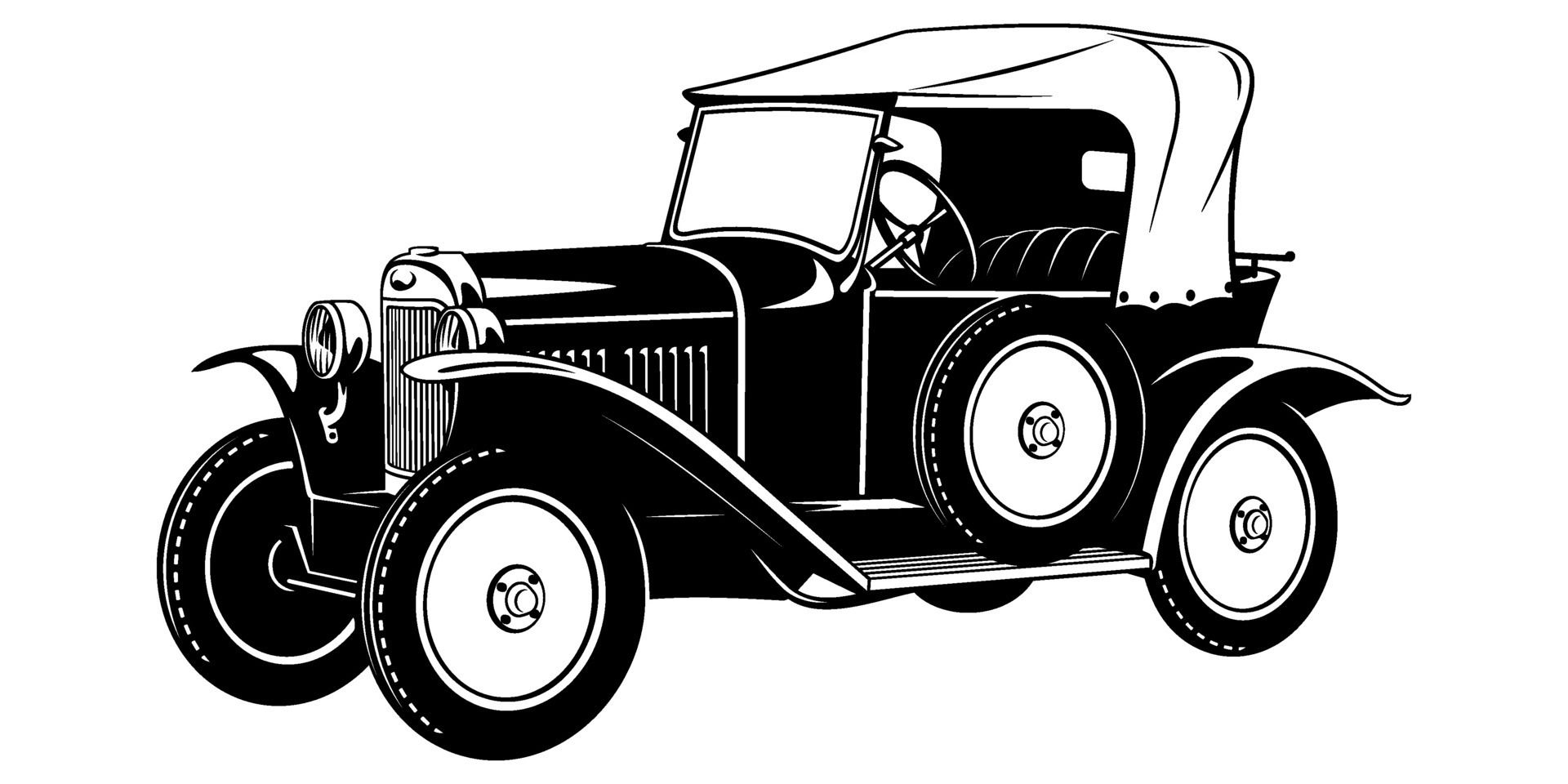 Wallpaper #GGfAC5MBSpphPi3-iNun149 Vintage Retro Car Vector Silhouette Isolated on White 33159024 Vector