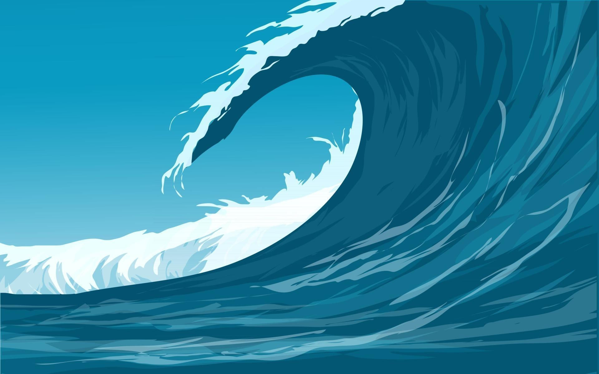 Wallpaper #1mc1CJMBSpphPi3-Ccl73 Vector Illustration of Ocean Waves 2962640 Vector Art at Vecteezy