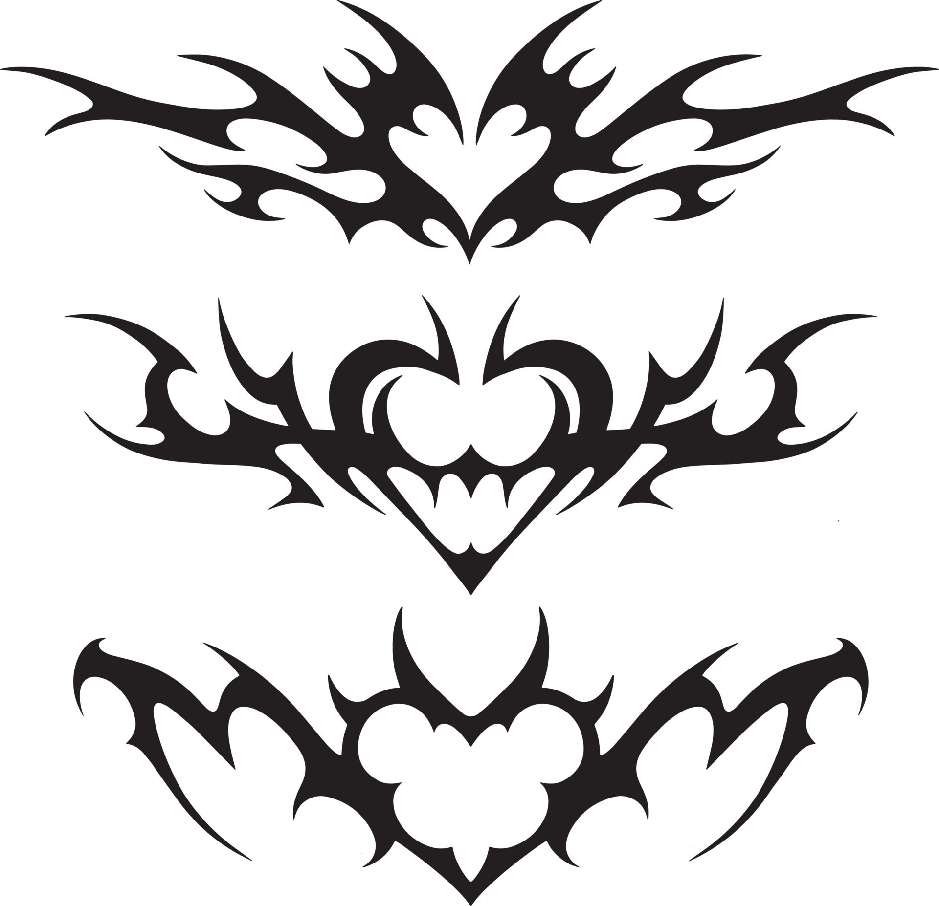 Wallpaper #kupIU5MBlwTYPL18XQoi285 Neo Tribal Y2k Tattoo with Heart Shape Cyber Sigilism Style Hand Drawn