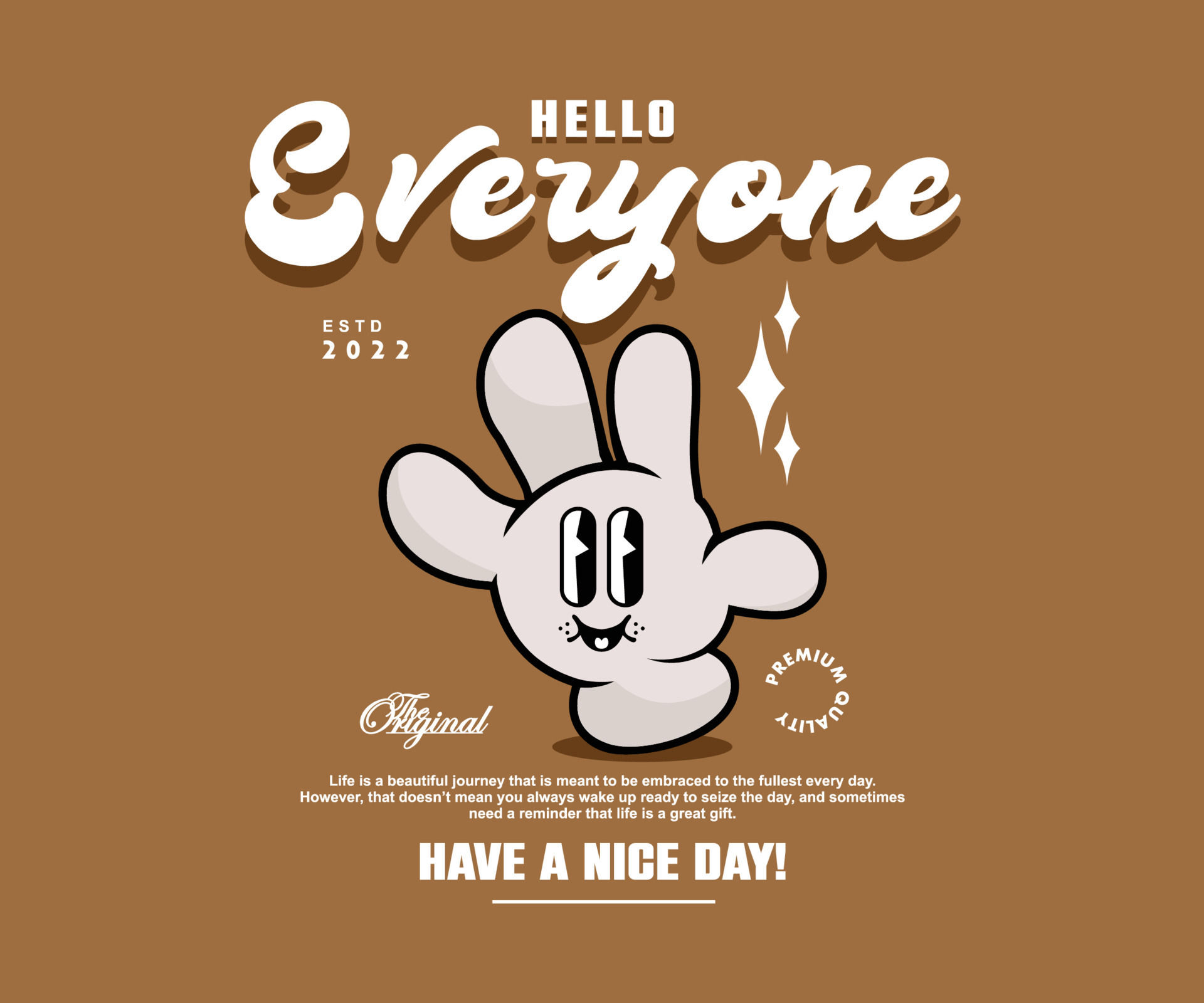 Wallpaper #XZ3oZJcBkAG5jTCHLrHO63 Retro Poster Cartoon Character of Hand Graphic Design for T Shirt