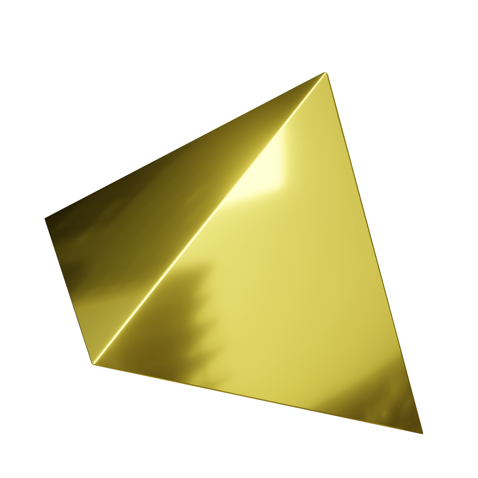 Wallpaper #9GcB_pIBSpphPi3-vp2c8 3D Abstract Gold Chrome Triangle Shape 23985106 Png