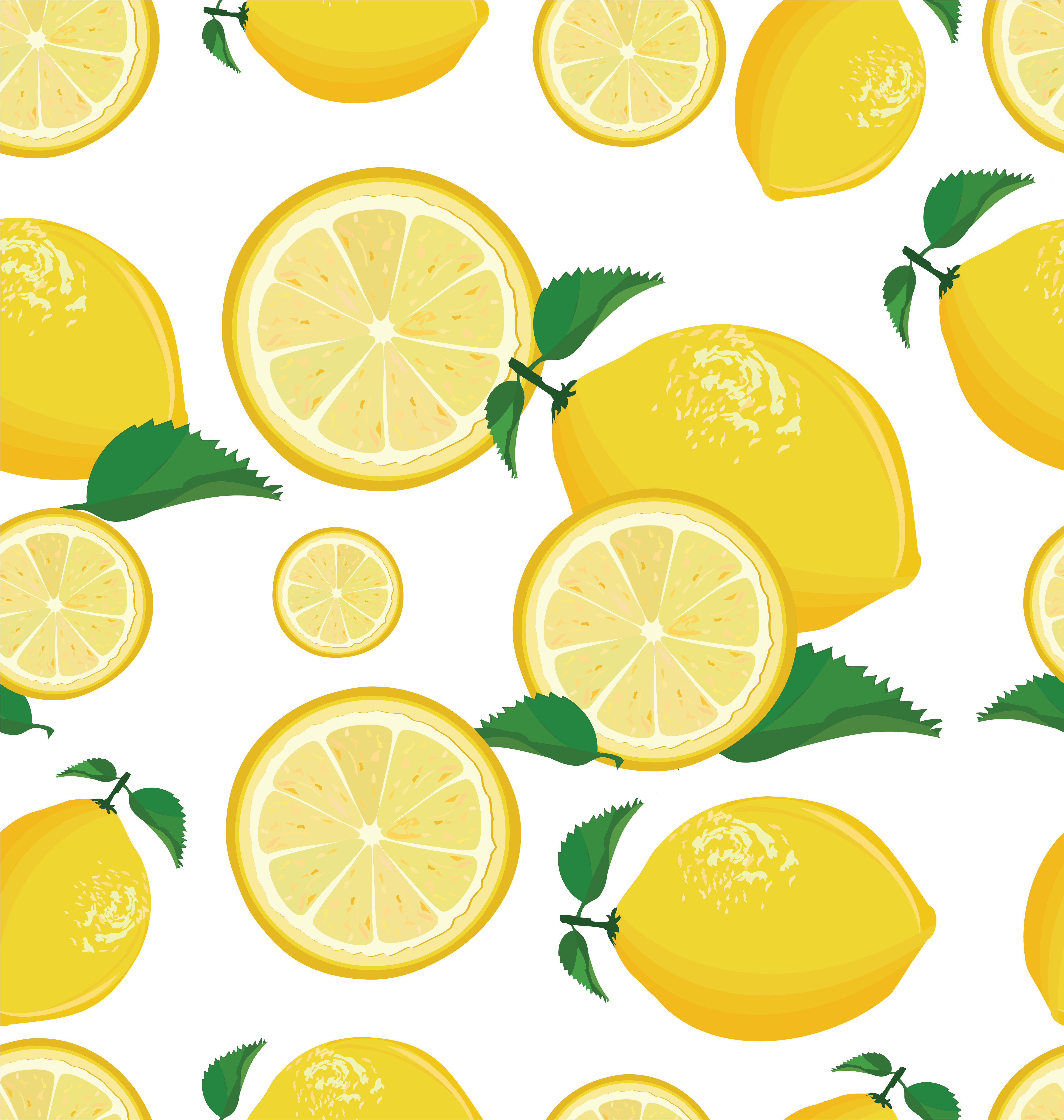 Wallpaper #4WcM6pIBSpphPi3-bkQ1198 Seamless Background with Lemon 382243 Vector Art at Vecteezy