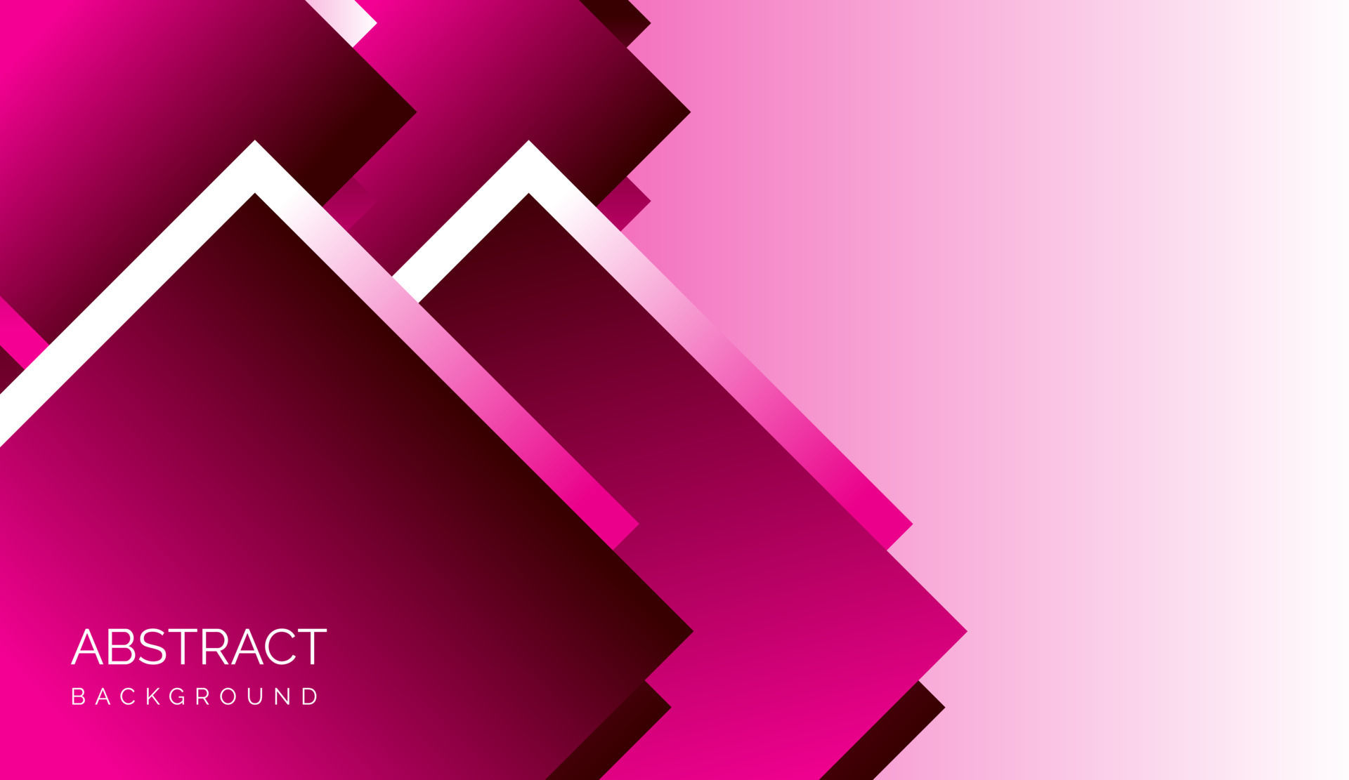 Wallpaper #dSaZmZcBNyflpn9rbIgg41 Banner Web Template Design Rounded Squares Geometric White on Pink and