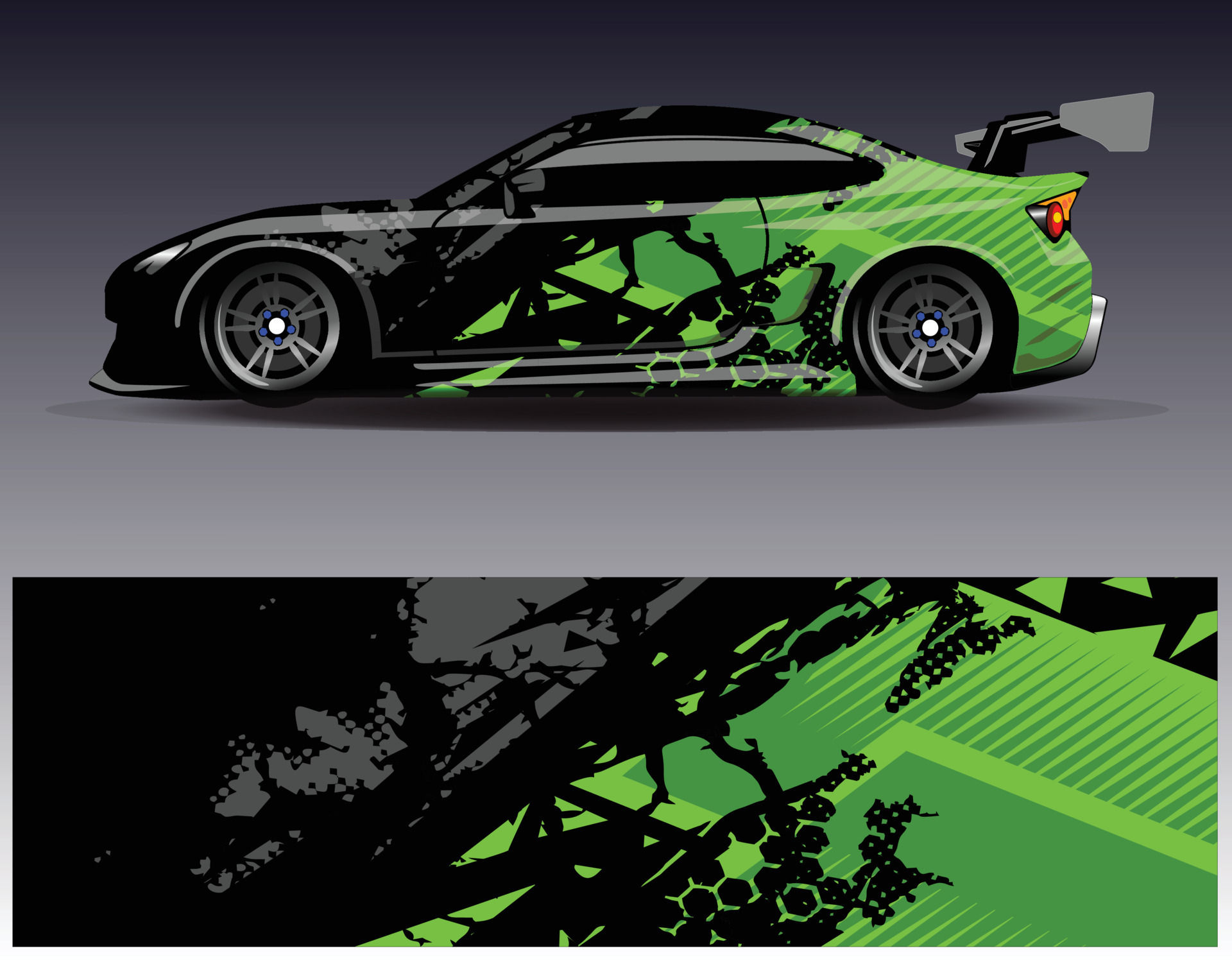 Wallpaper #aTUZlZcBk_lpvpalY5gn191 Car Wrap Design Vector Graphic Abstract Stripe Racing Background Kit