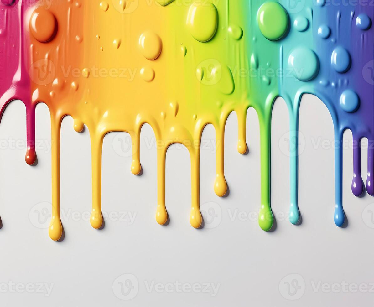 Wallpaper #fmcp65IBSpphPi3-I0r2205 Rainbow Color Painting Drops Background Lgbt Pride Concept 24307045