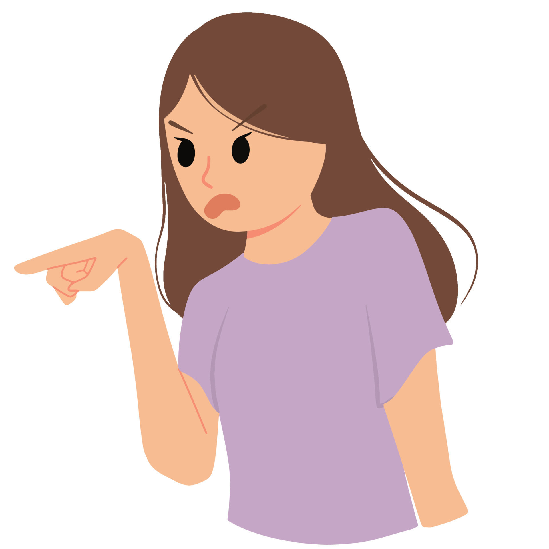 Wallpaper #AGcI75IBSpphPi3-VmDL278 Angry Woman with Pointing Finger Illustration 23169046 Vector Art at