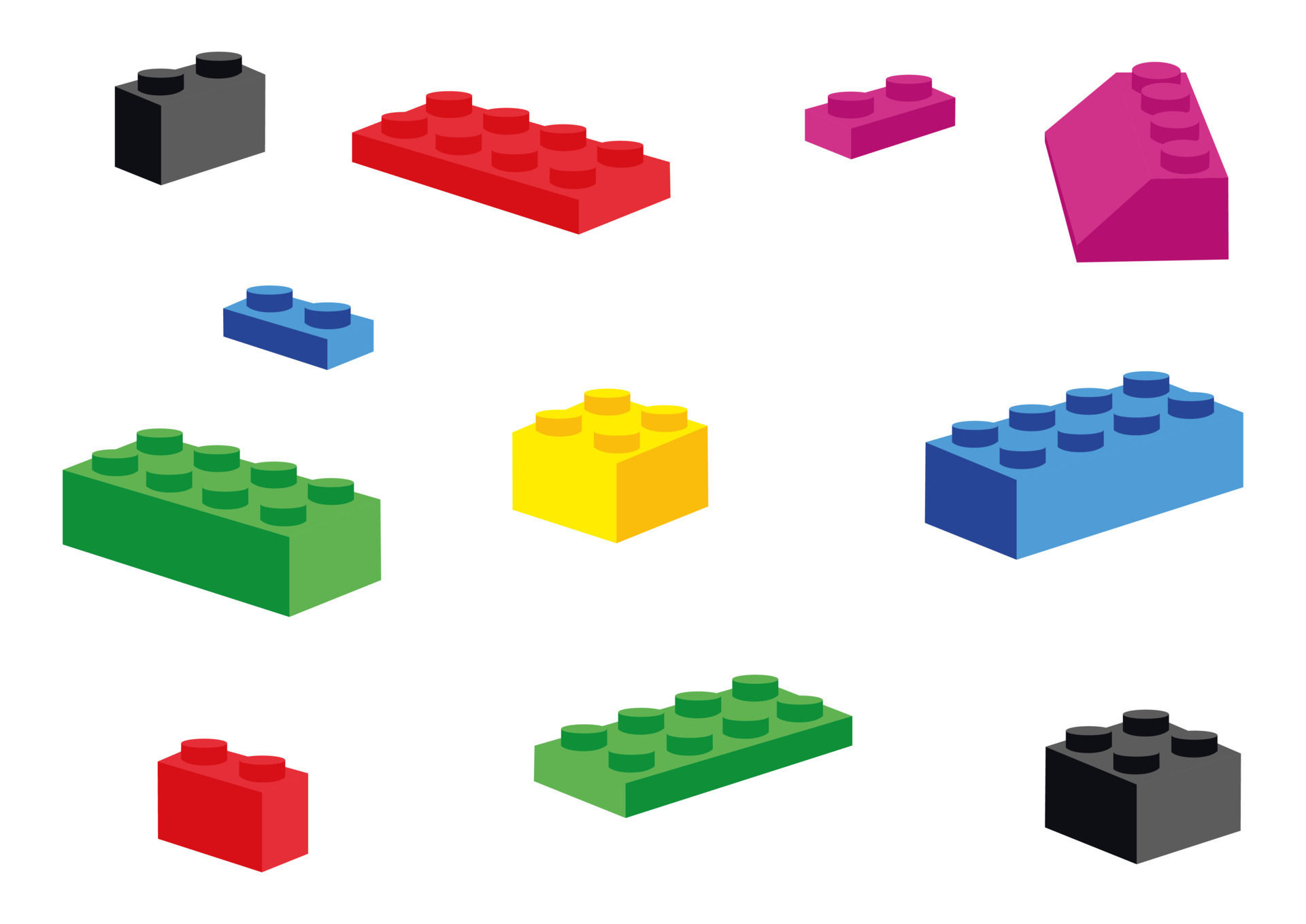 Wallpaper #HgPtYpMBpyOg8YnEB9Sq236 Colorful Building Blocks Clipart Vector Toy Building Blocks 13340648