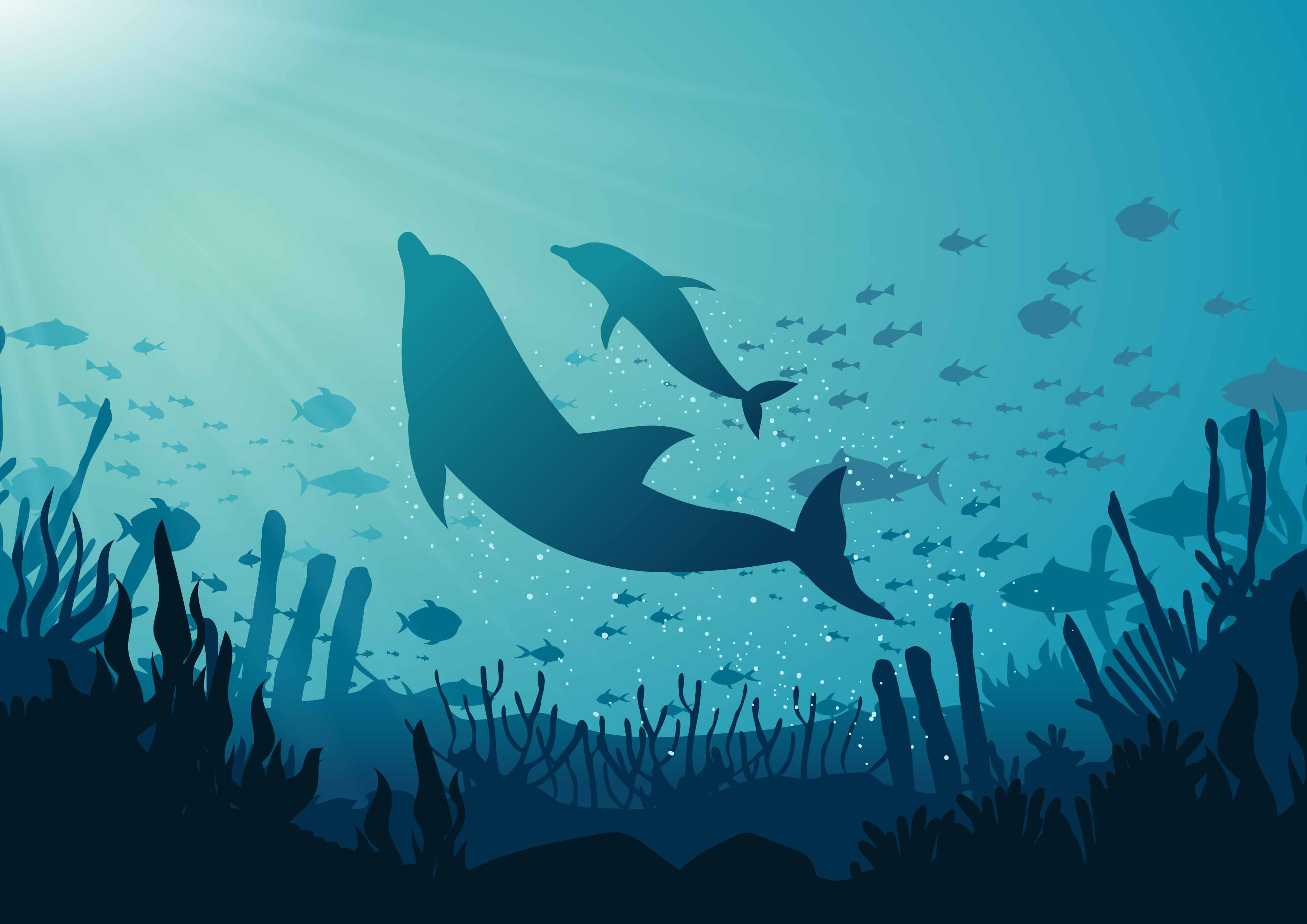 Wallpaper #1mc1CJMBSpphPi3-Ccl7116 Blue Ocean Background 273935 Vector Art at Vecteezy