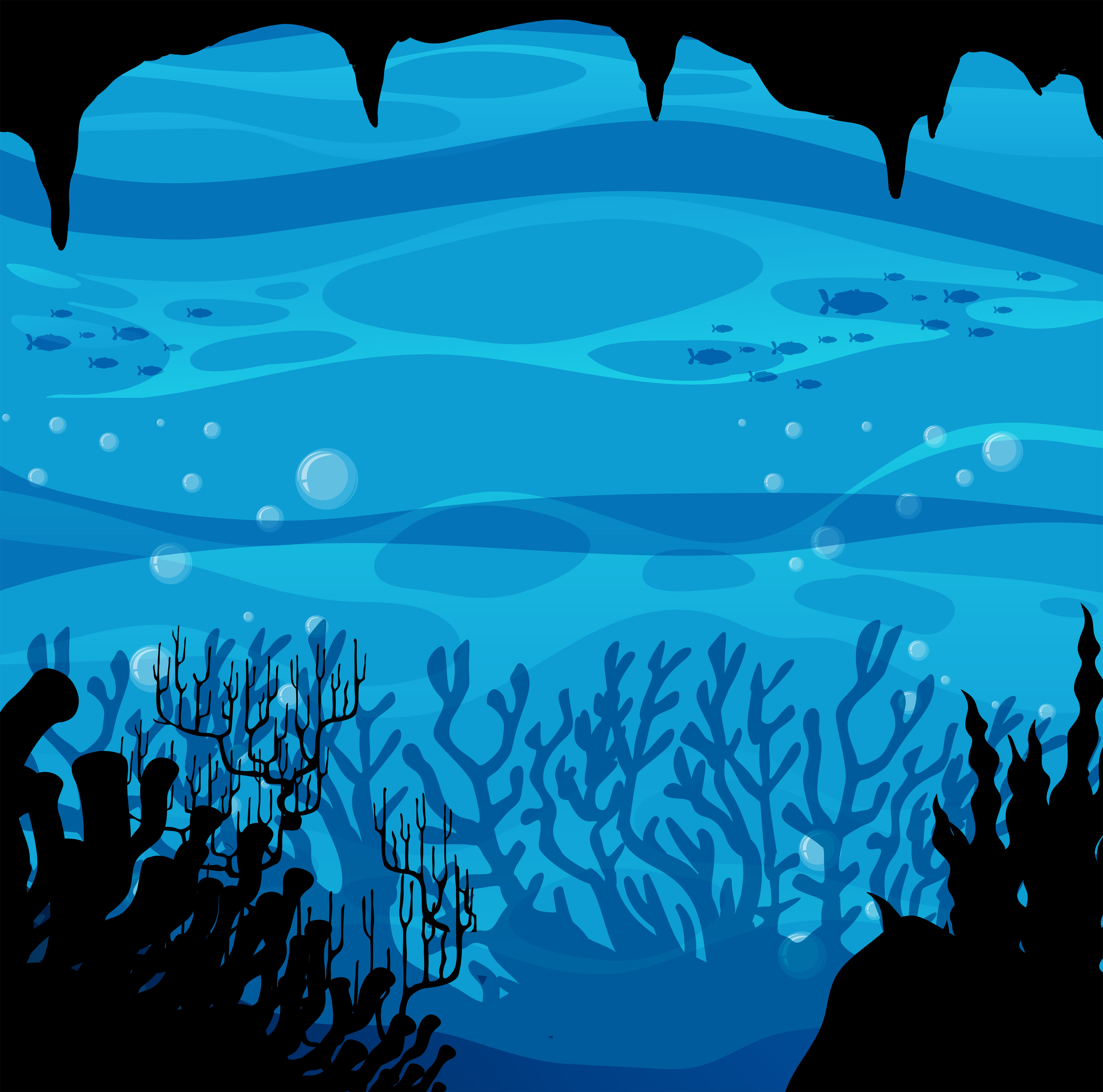 Wallpaper #1mc1CJMBSpphPi3-Ccl7151 Underwater 430115 Vector Art at Vecteezy